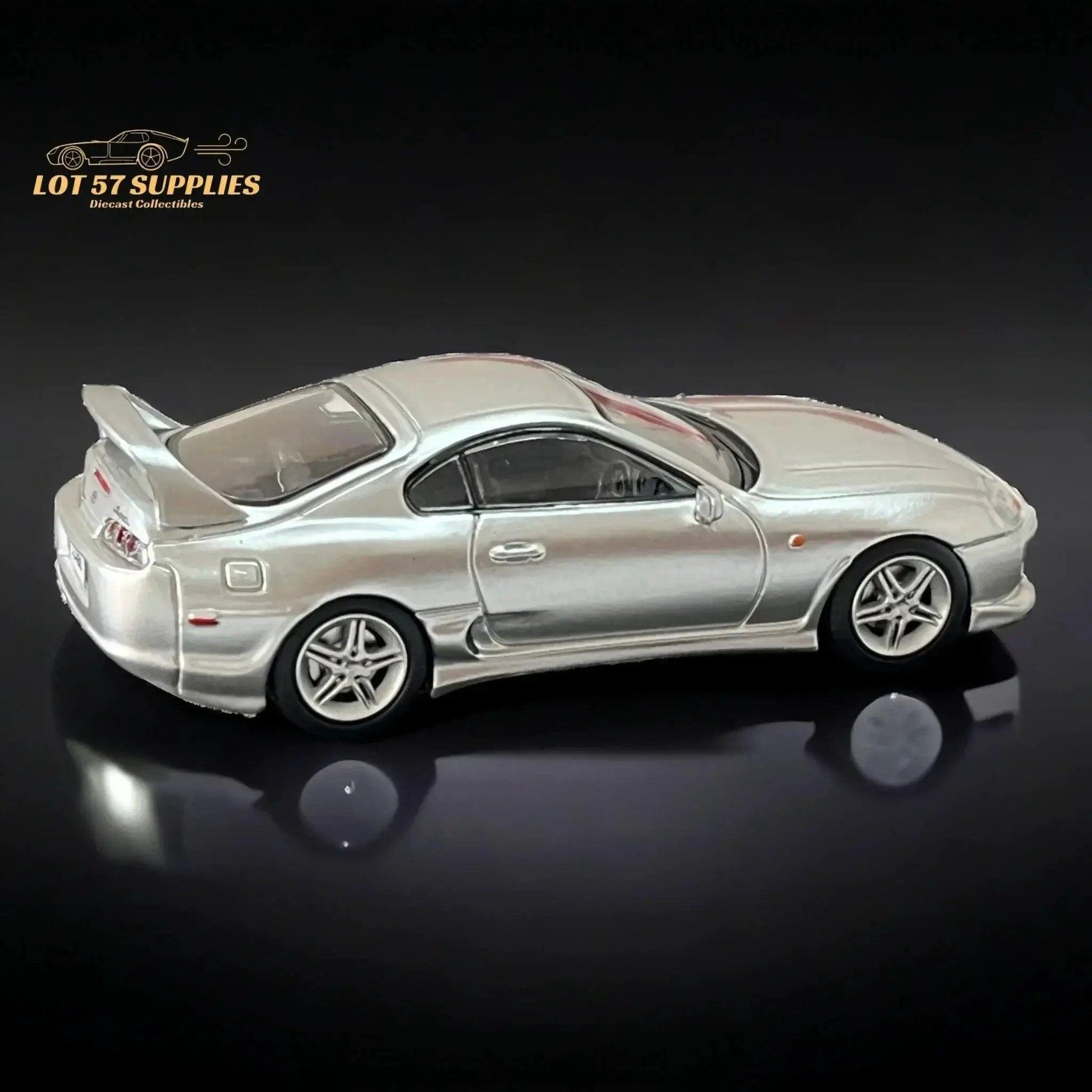  123 Hobby Toyota Supra JZA80Z Silver 1:64 -  ToylandEU™