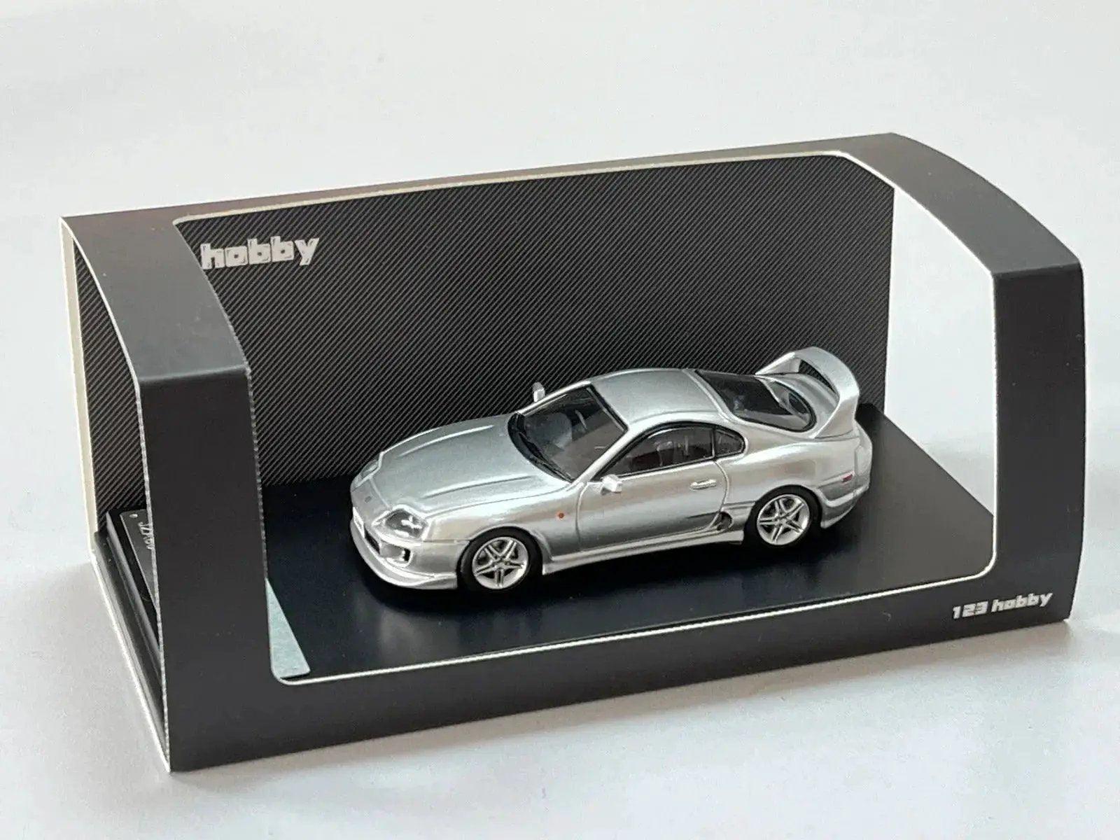  123 Hobby Toyota Supra JZA80Z Silver 1:64 -  ToylandEU™
