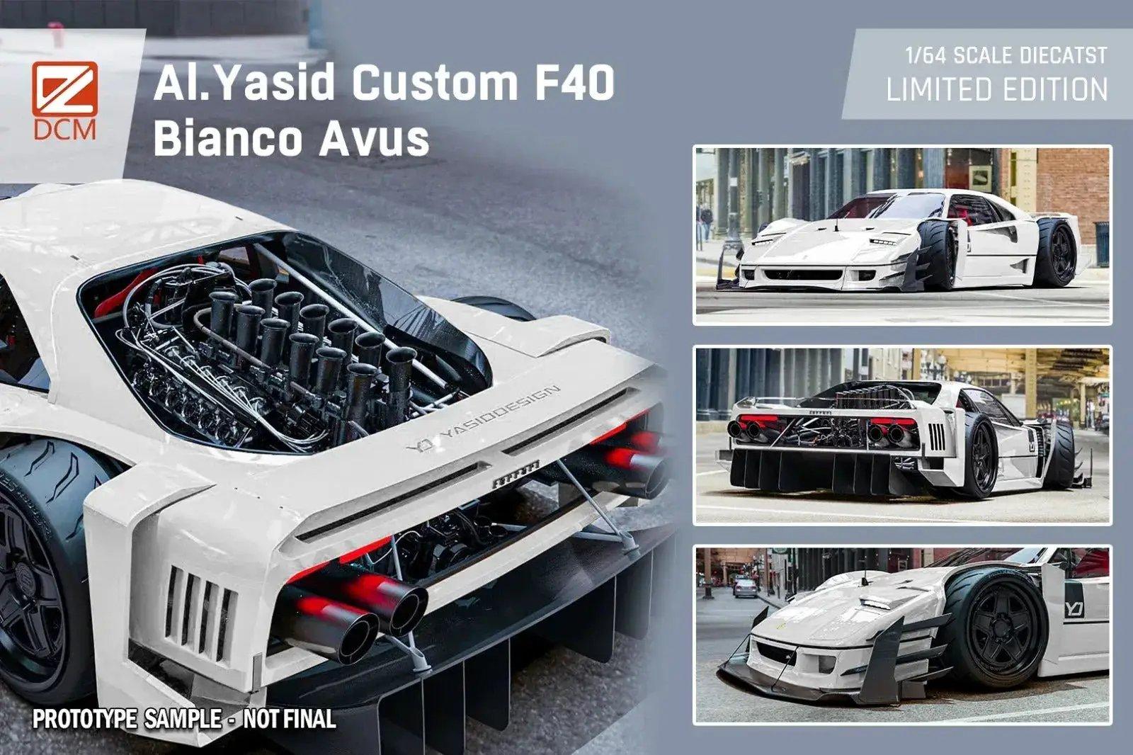  DCM Ferrari F40 AI Yasid White 1:64 -  ToylandEU™