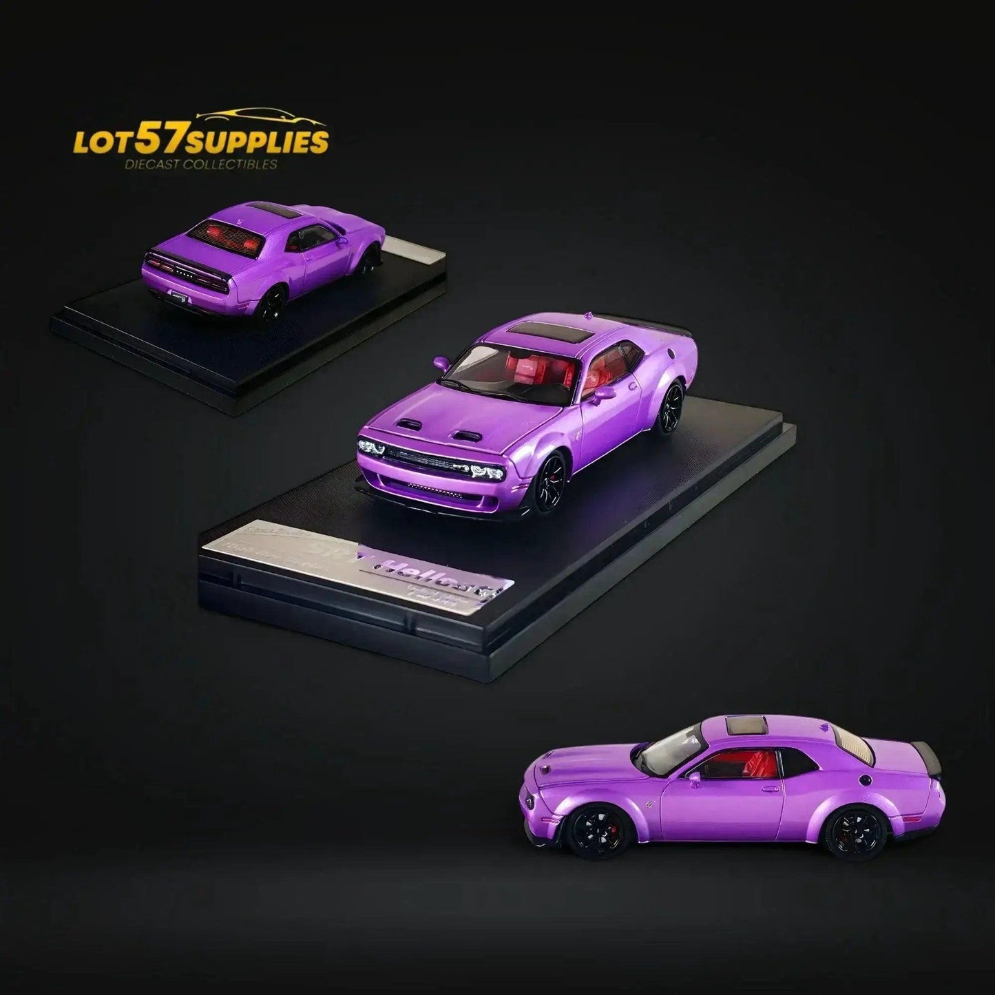  Stance Hunters Dodge SRT Hellcat Racing Purple 1:64 -  ToylandEU™