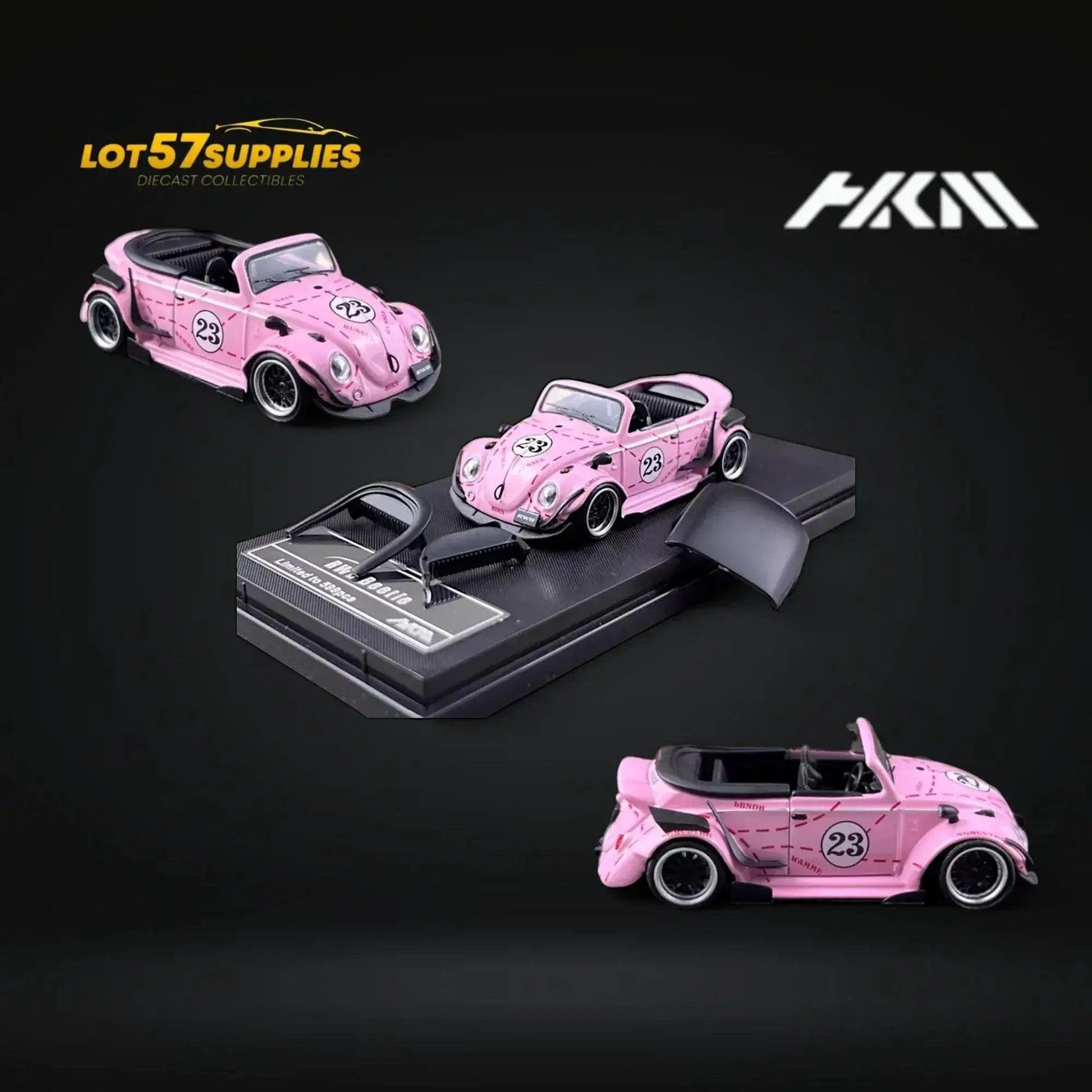  HKM Model VW Beetle Pink Pig Livery 1:64 -  ToylandEU™