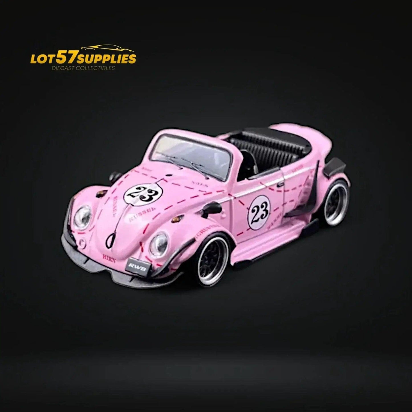  HKM Model VW Beetle Pink Pig Livery 1:64 -  ToylandEU™