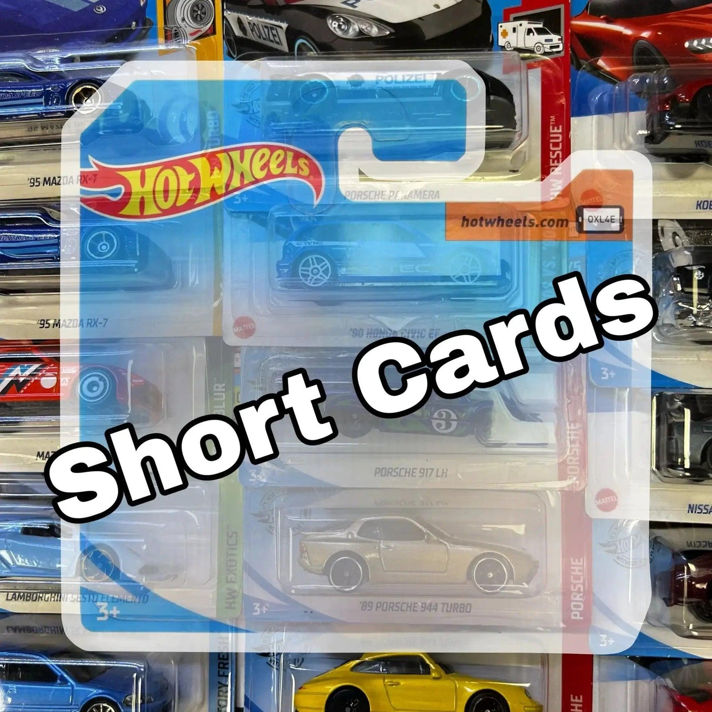  Hot Wheels Short Cards 1:64 Assorted -  ToylandEU™