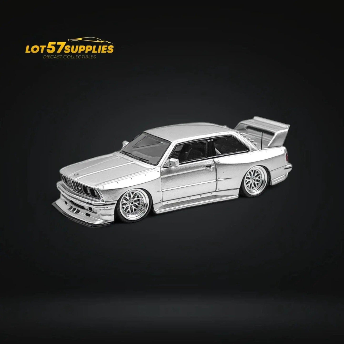 NA BMW E30 Wide-Body Silver 1:64 -  ToylandEU™