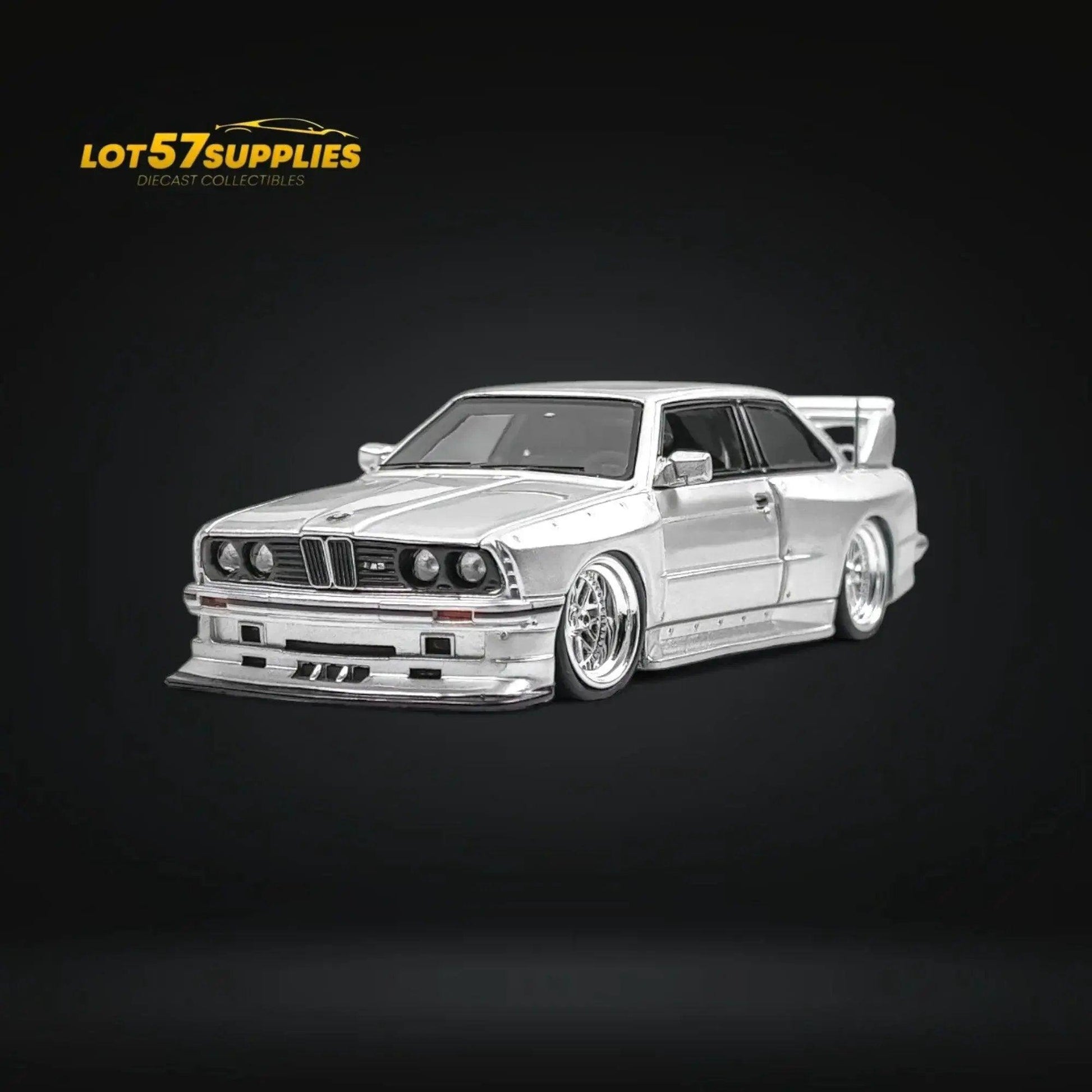  NA BMW E30 Wide-Body Silver 1:64 -  ToylandEU™