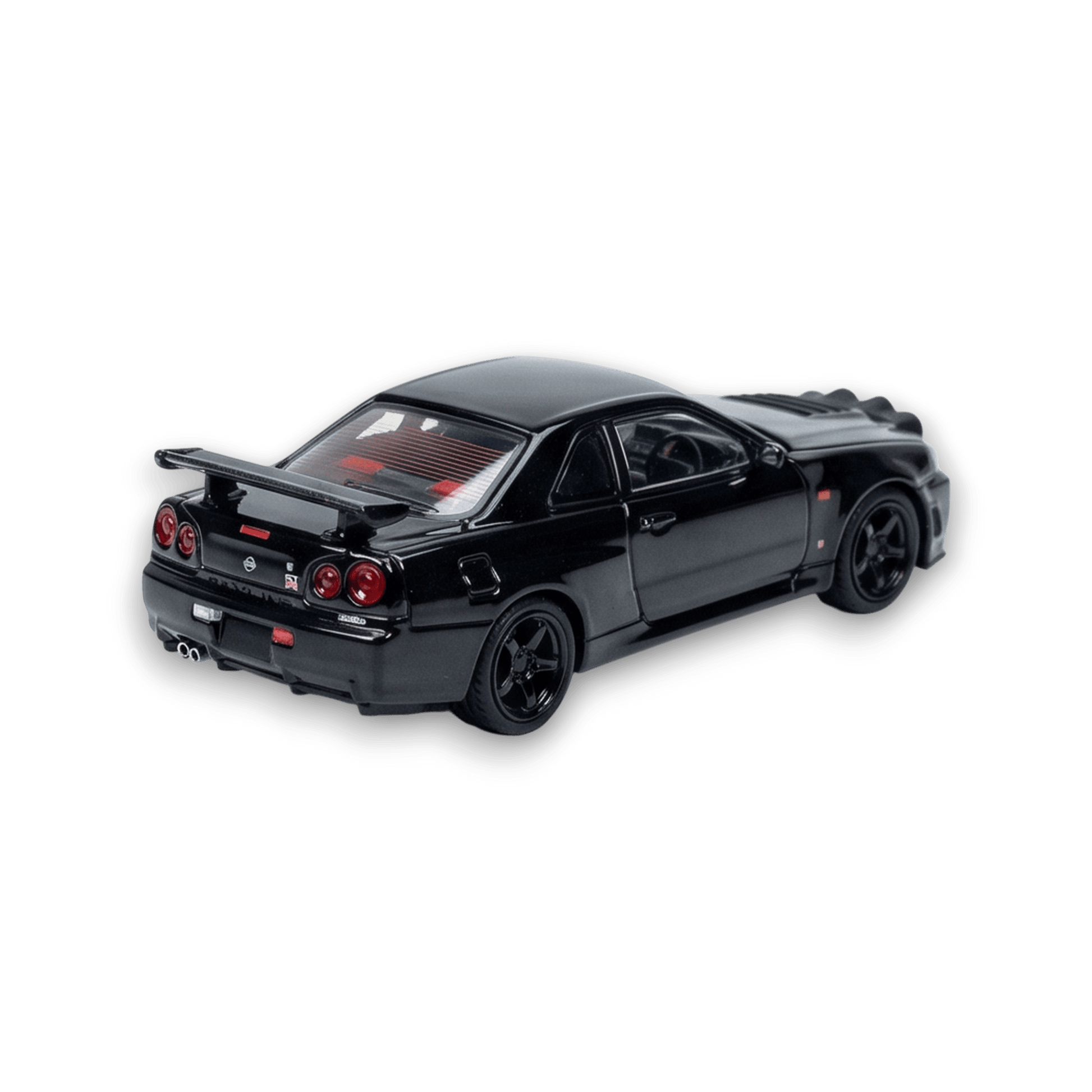  Street Weapon Nissan R34 GT-R Black Snow Drift 1:64 