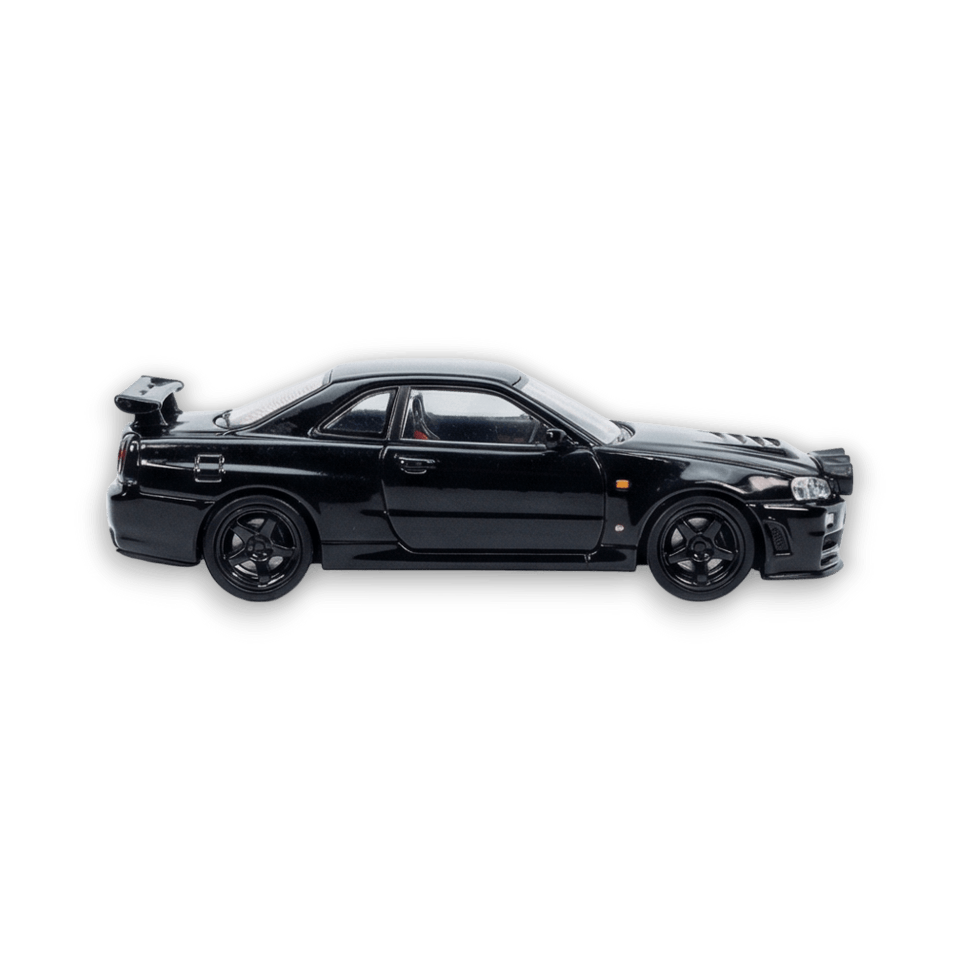  Street Weapon Nissan R34 GT-R Black Snow Drift 1:64 