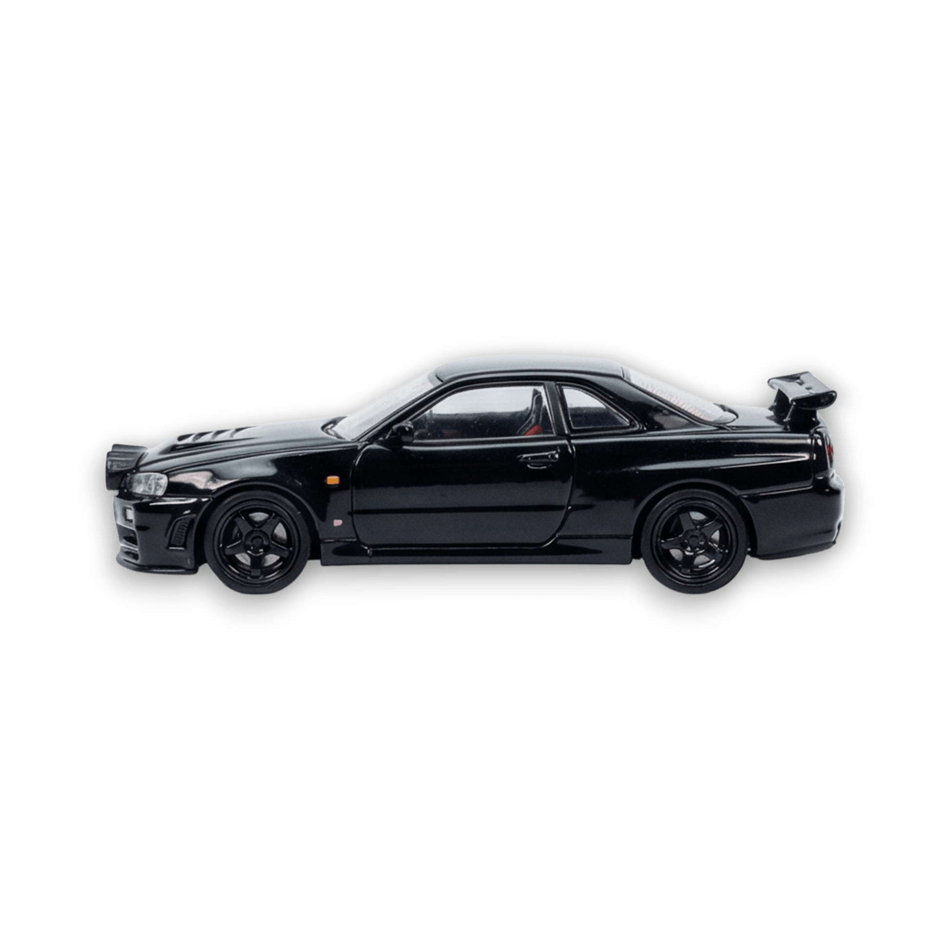  Street Weapon Nissan R34 GT-R Black Snow Drift 1:64 