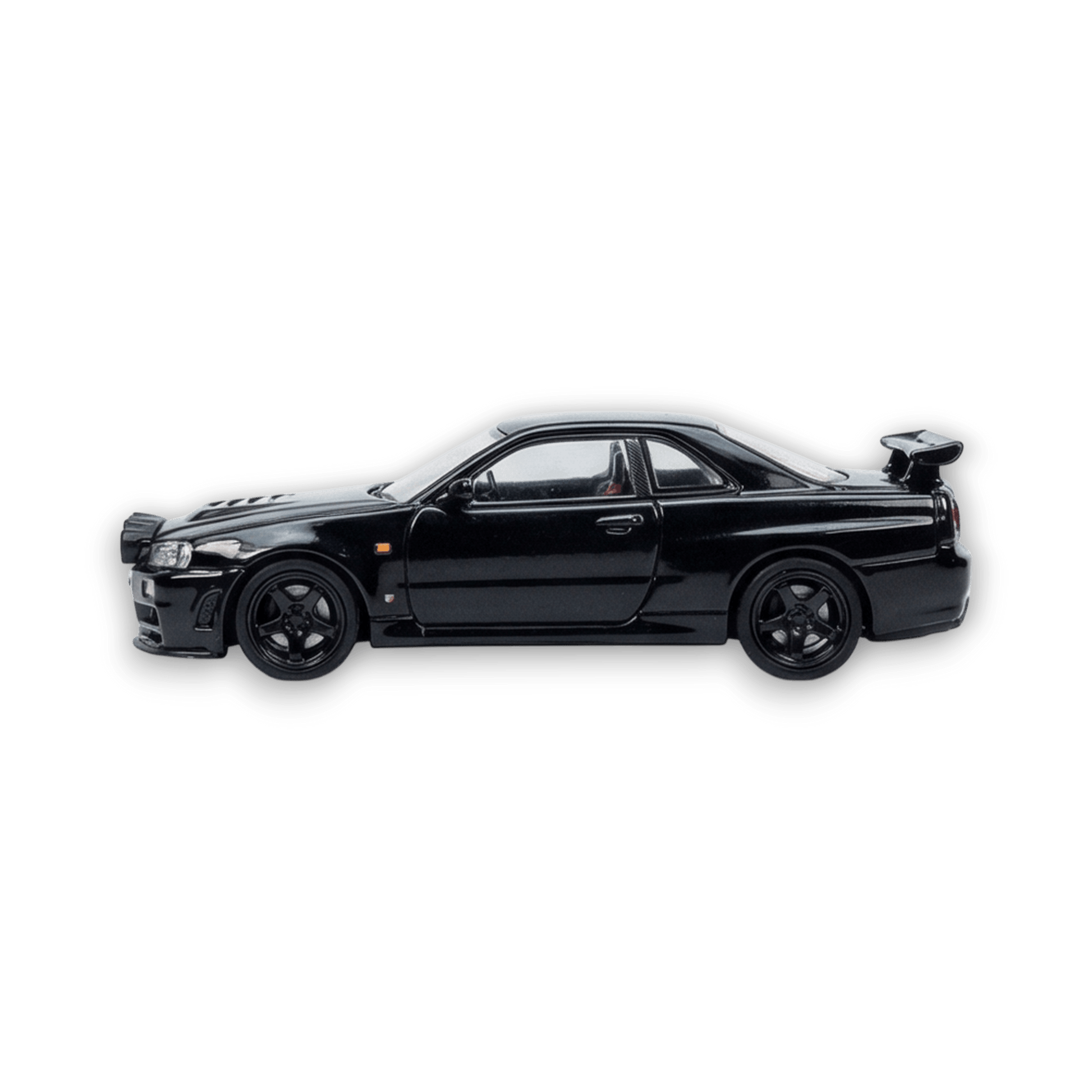  Street Weapon Nissan R34 GT-R Black Snow Drift 1:64 
