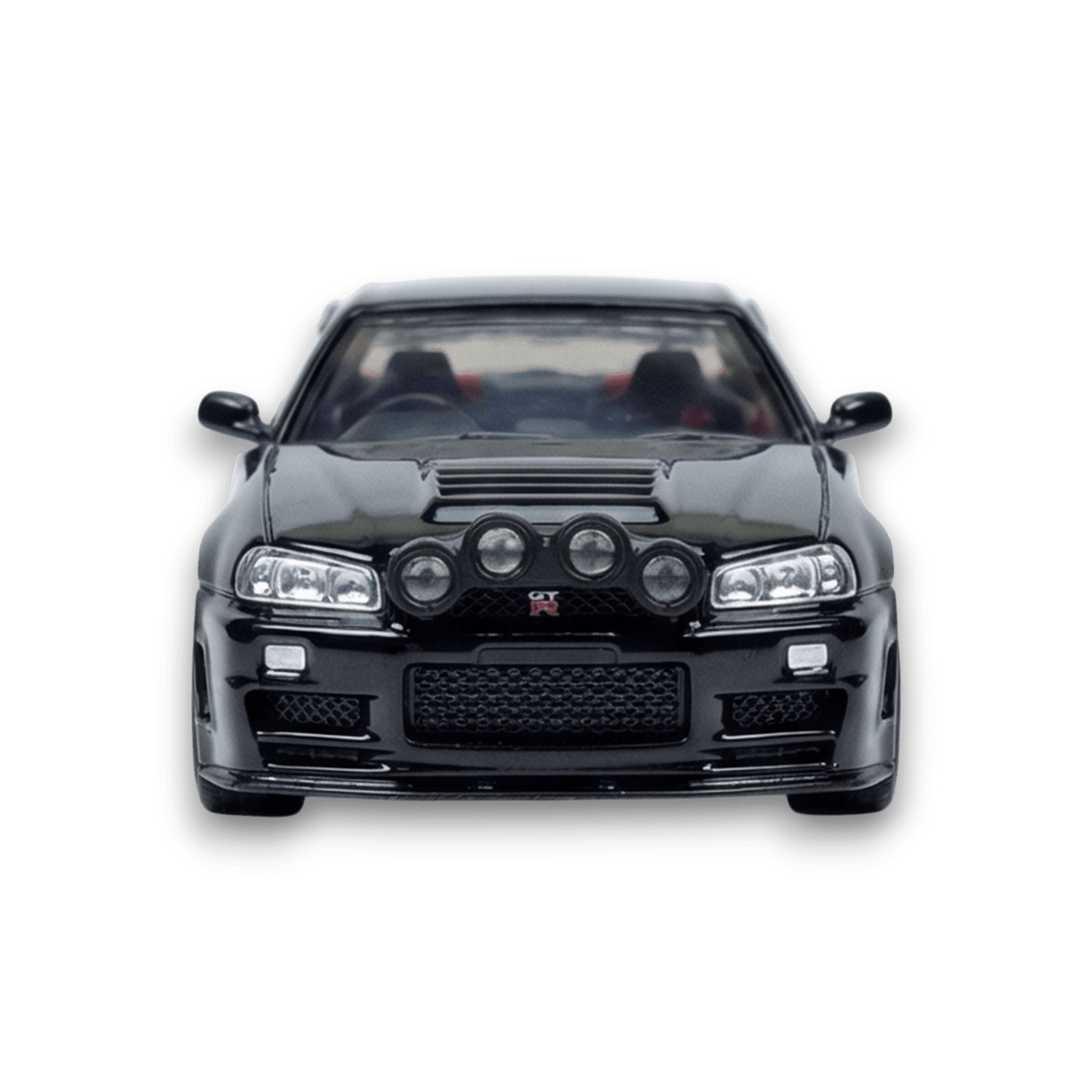  Street Weapon Nissan R34 GT-R Black Snow Drift 1:64 