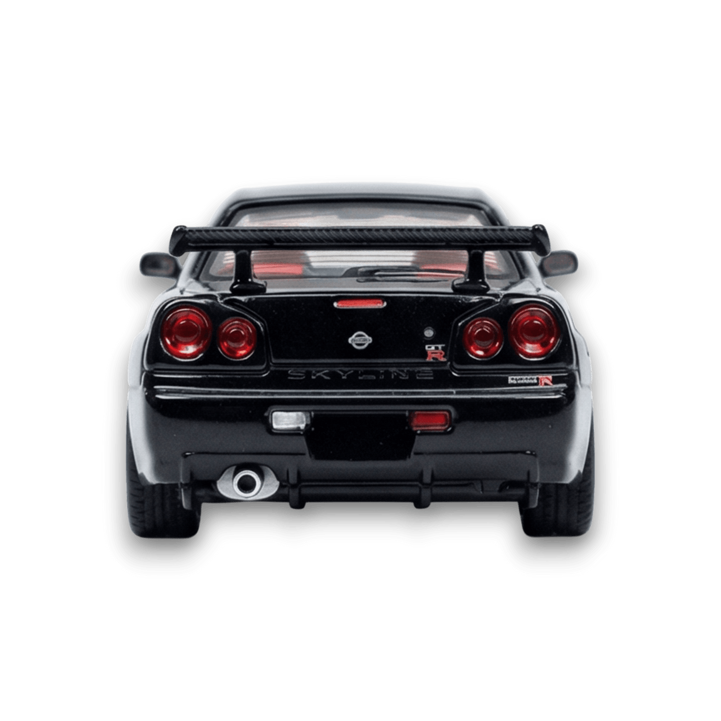  Street Weapon Nissan R34 GT-R Black Snow Drift 1:64 