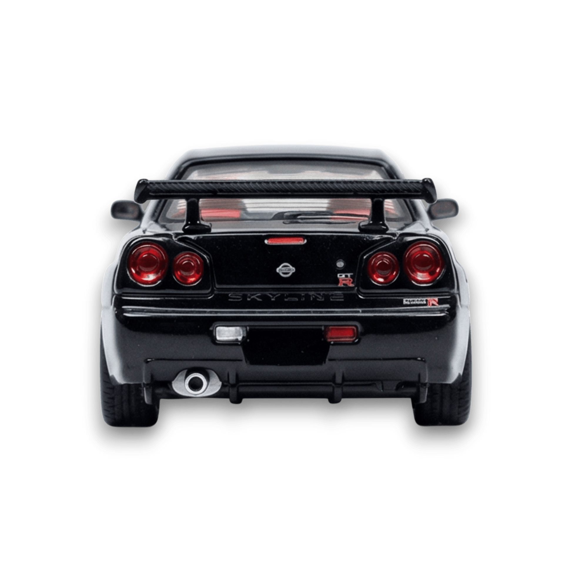  Street Weapon Nissan R34 GT-R Black Snow Drift 1:64 