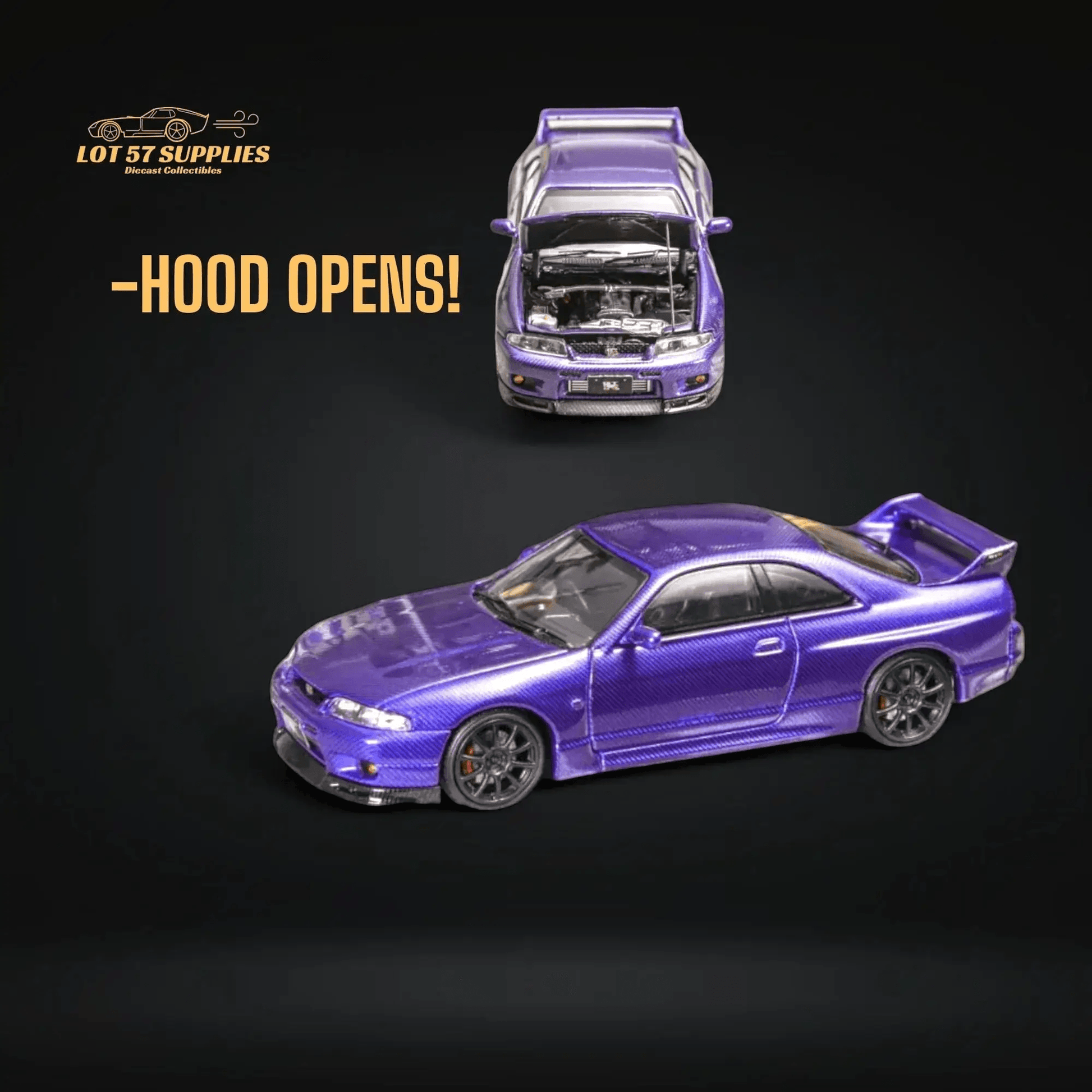  Focal Horizon Nissan Skyline R33 Purple 1:64 -  ToylandEU™