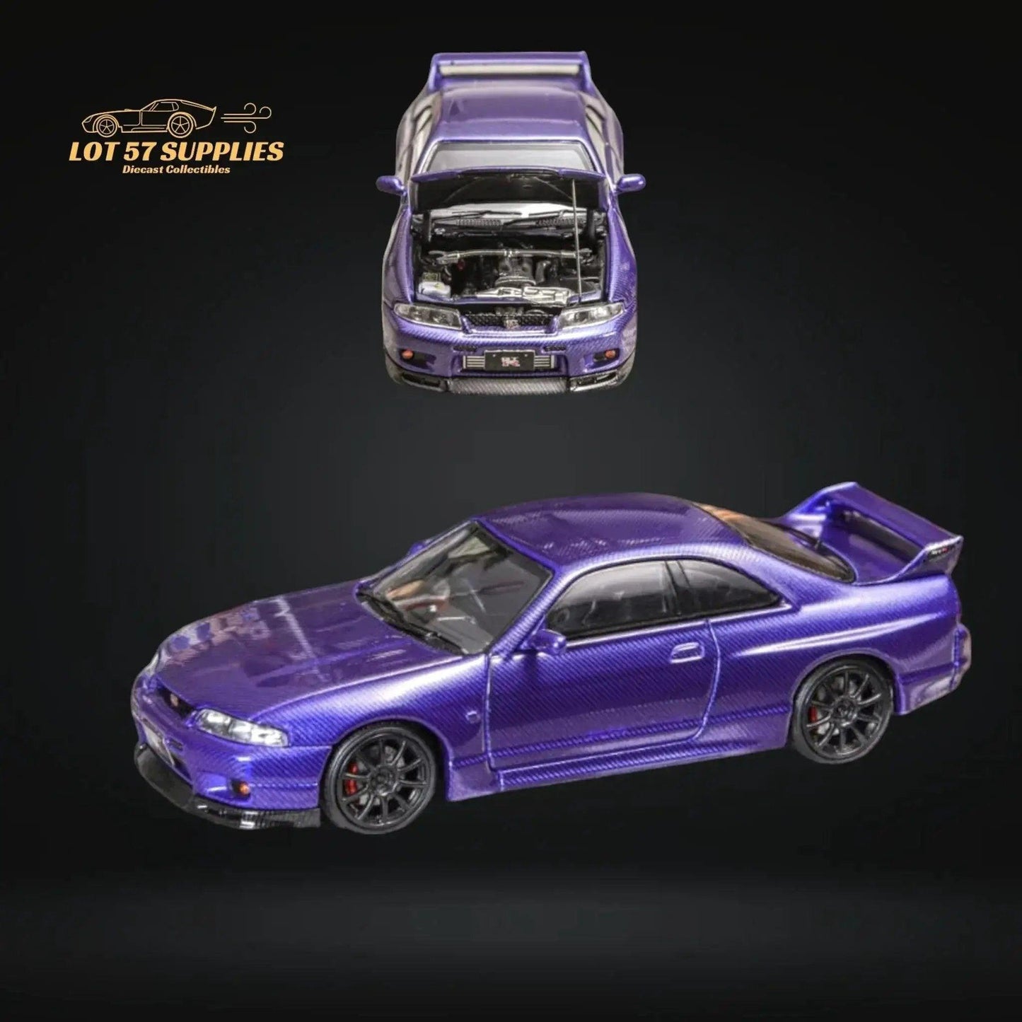  Focal Horizon Nissan Skyline R33 Purple 1:64 -  ToylandEU™