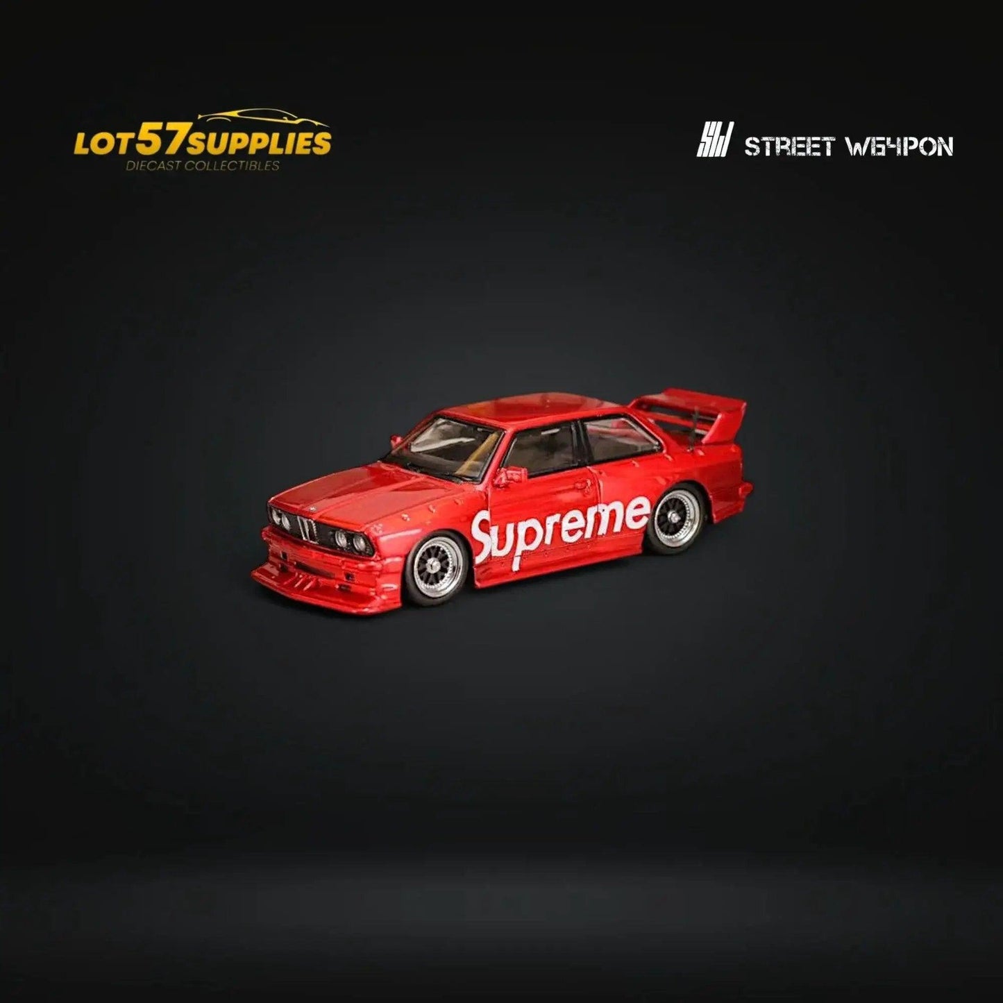  Street Weapon BMW E30 SUP Red Livery 1:64 -  ToylandEU™