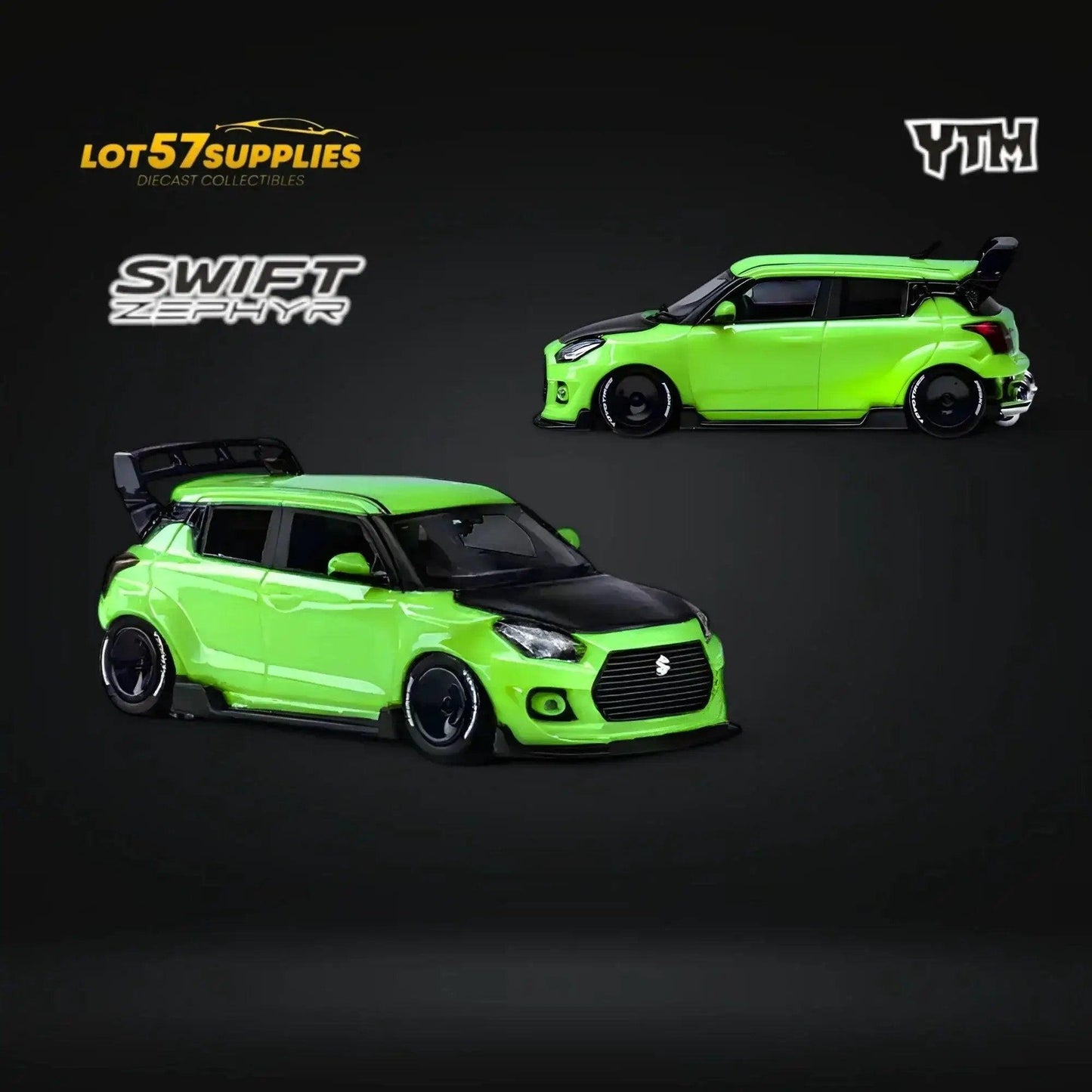  YTM Suzuki Swift 3rd Gen Zephyr GREEN 1:64 -  ToylandEU™