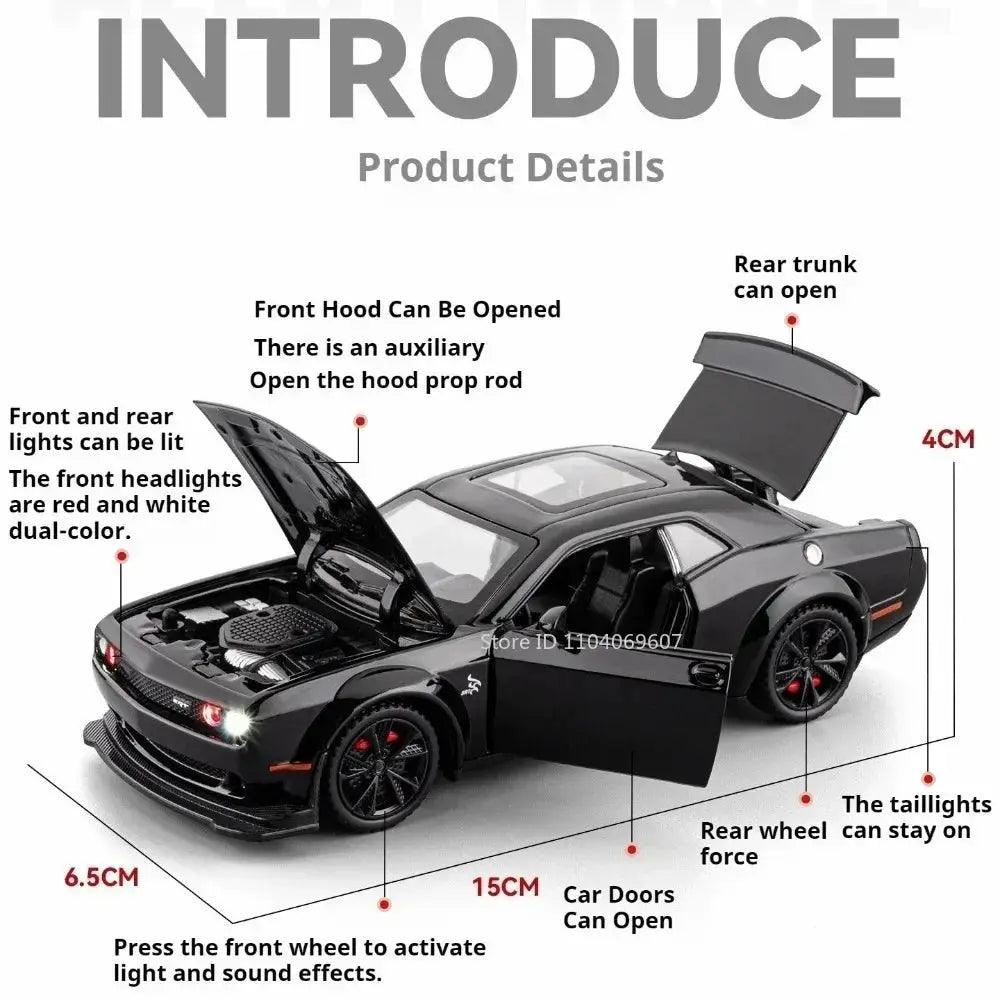  Diecast Car 132 Hellcat Tomahawk With Sound And Lights -  ToylandEU™