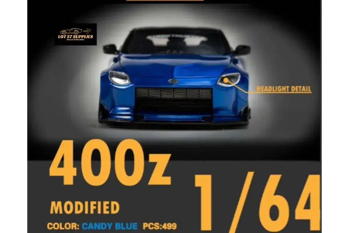  404ERROR Nissan 400Z Candy Blue 1:64 Resin Model -  ToylandEU™