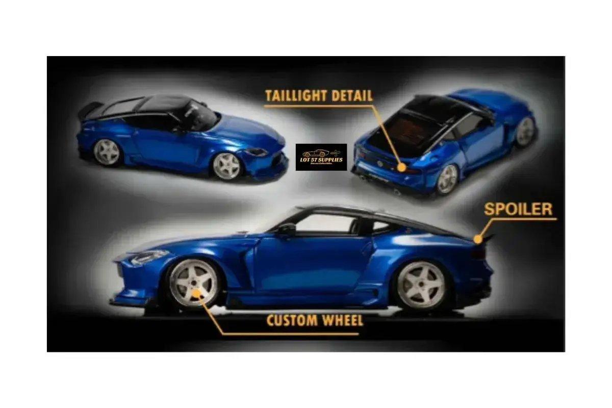  404ERROR Nissan 400Z Candy Blue 1:64 Resin Model -  ToylandEU™