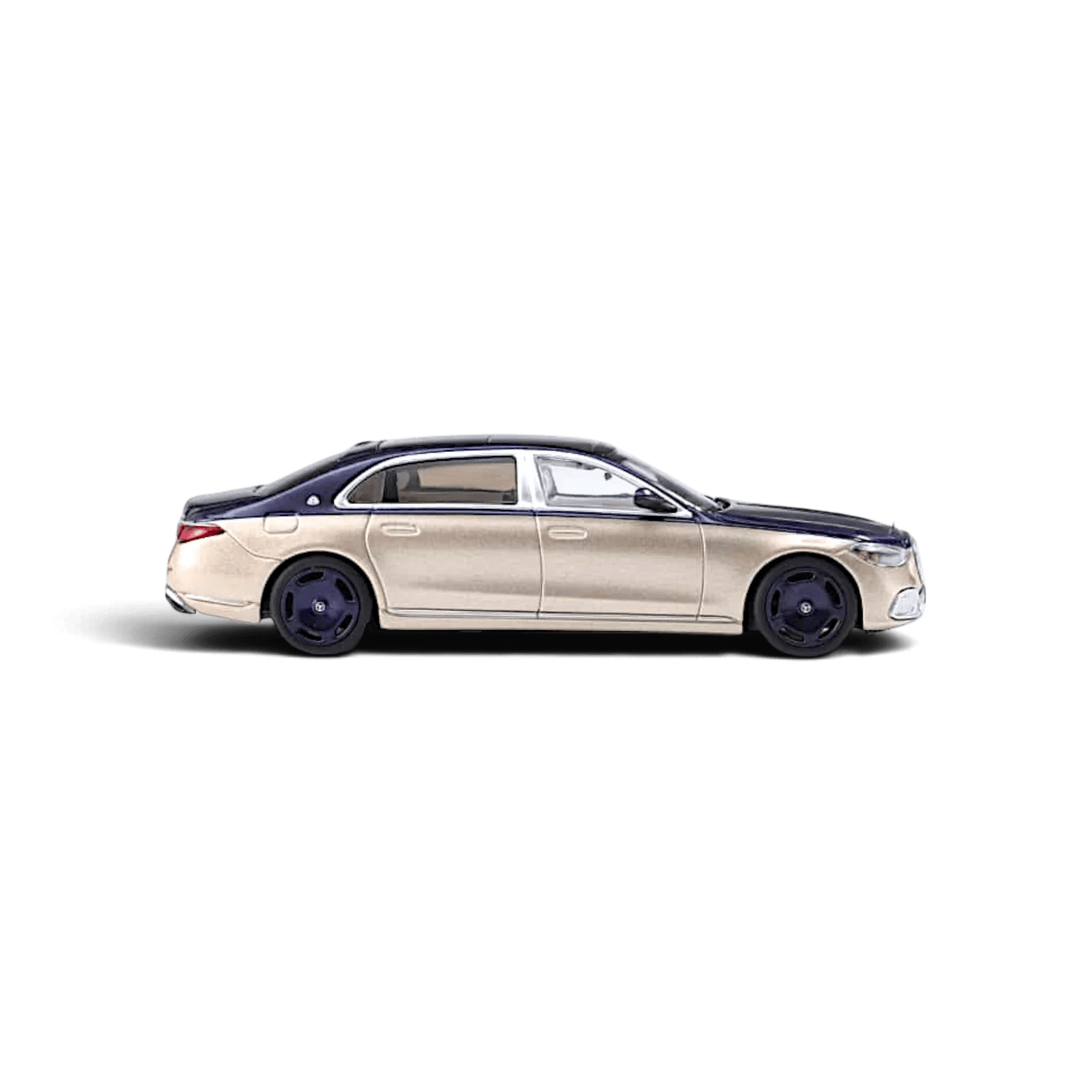 Diecast Car | AR BOX 2021 Mercedes-Benz Maybach W223 Blue-Gold
