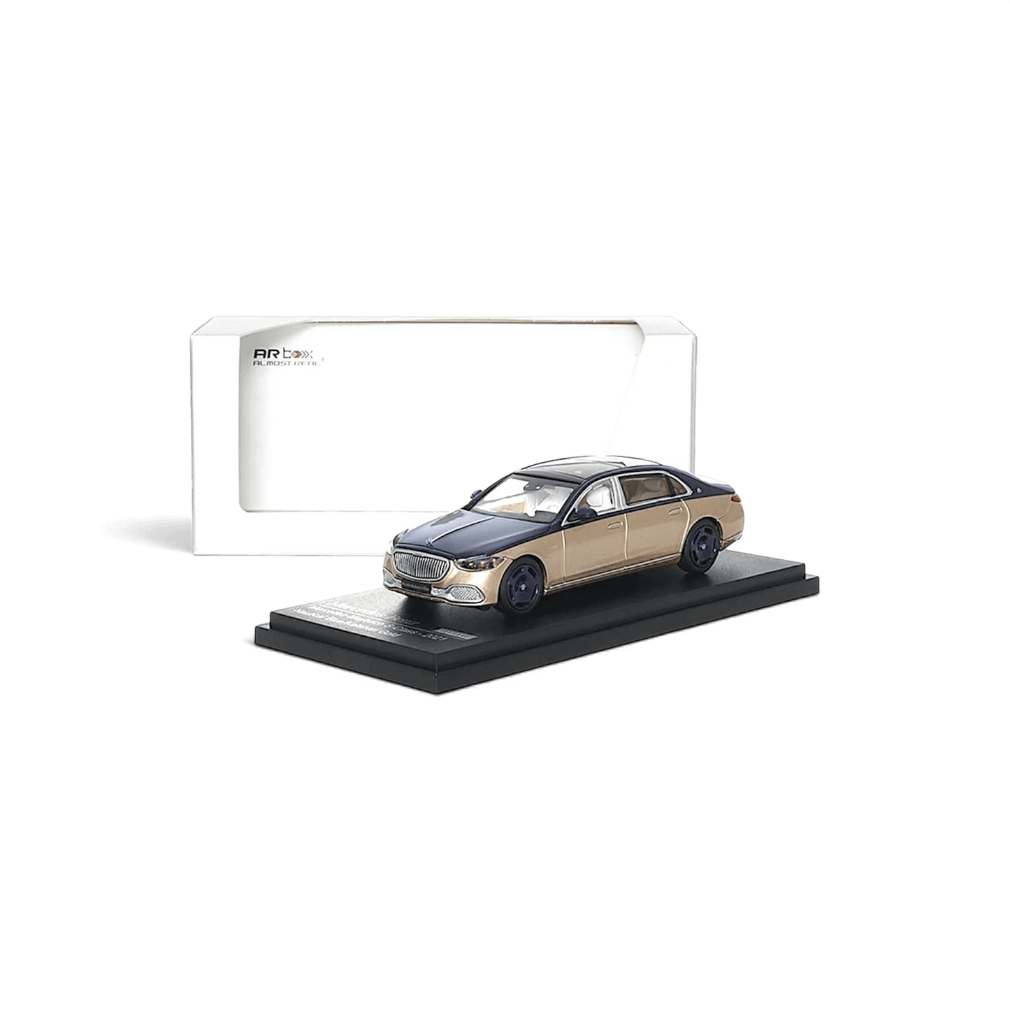 Diecast Car | AR BOX 2021 Mercedes-Benz Maybach W223 Blue-Gold