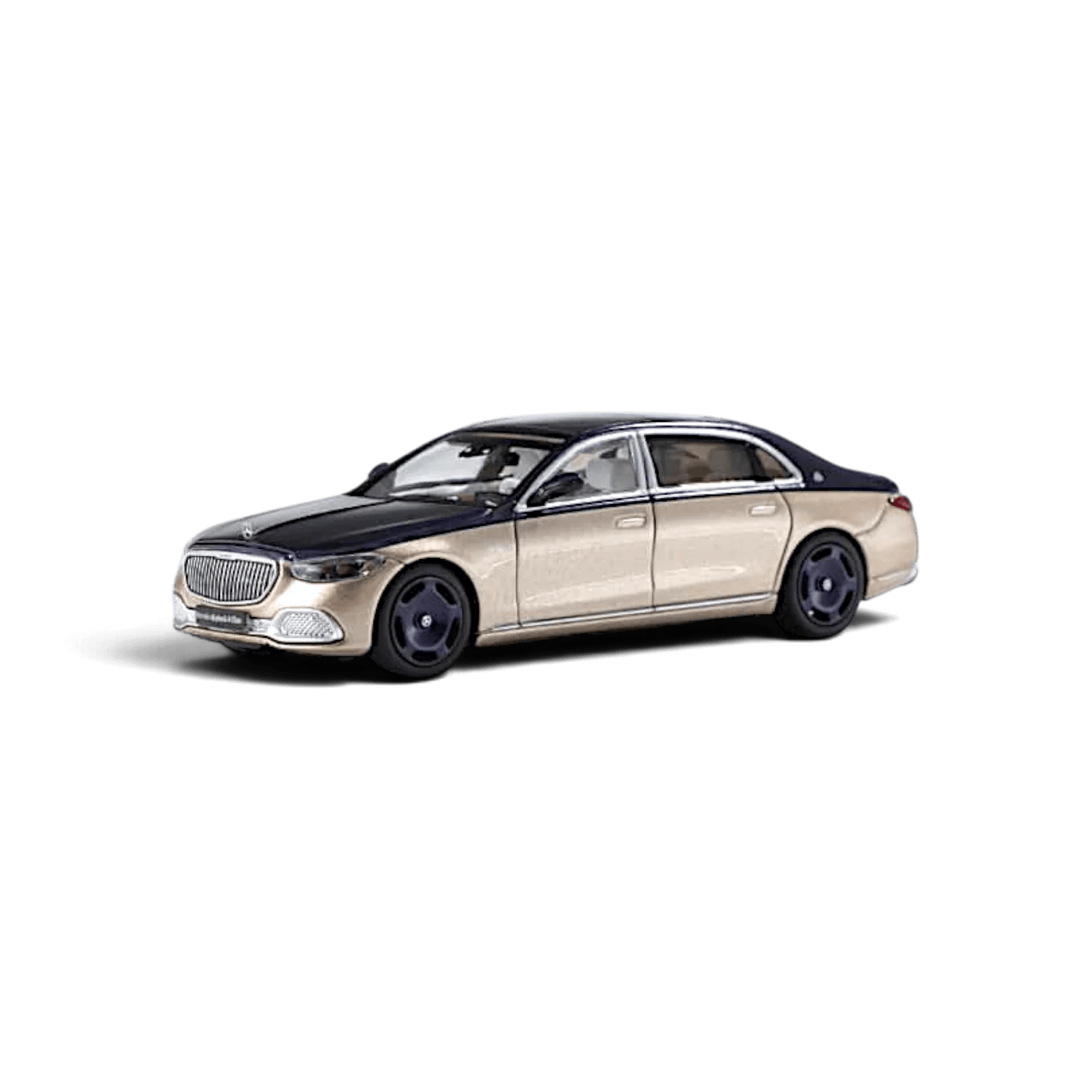 Diecast Car | AR BOX 2021 Mercedes-Benz Maybach W223 Blue-Gold