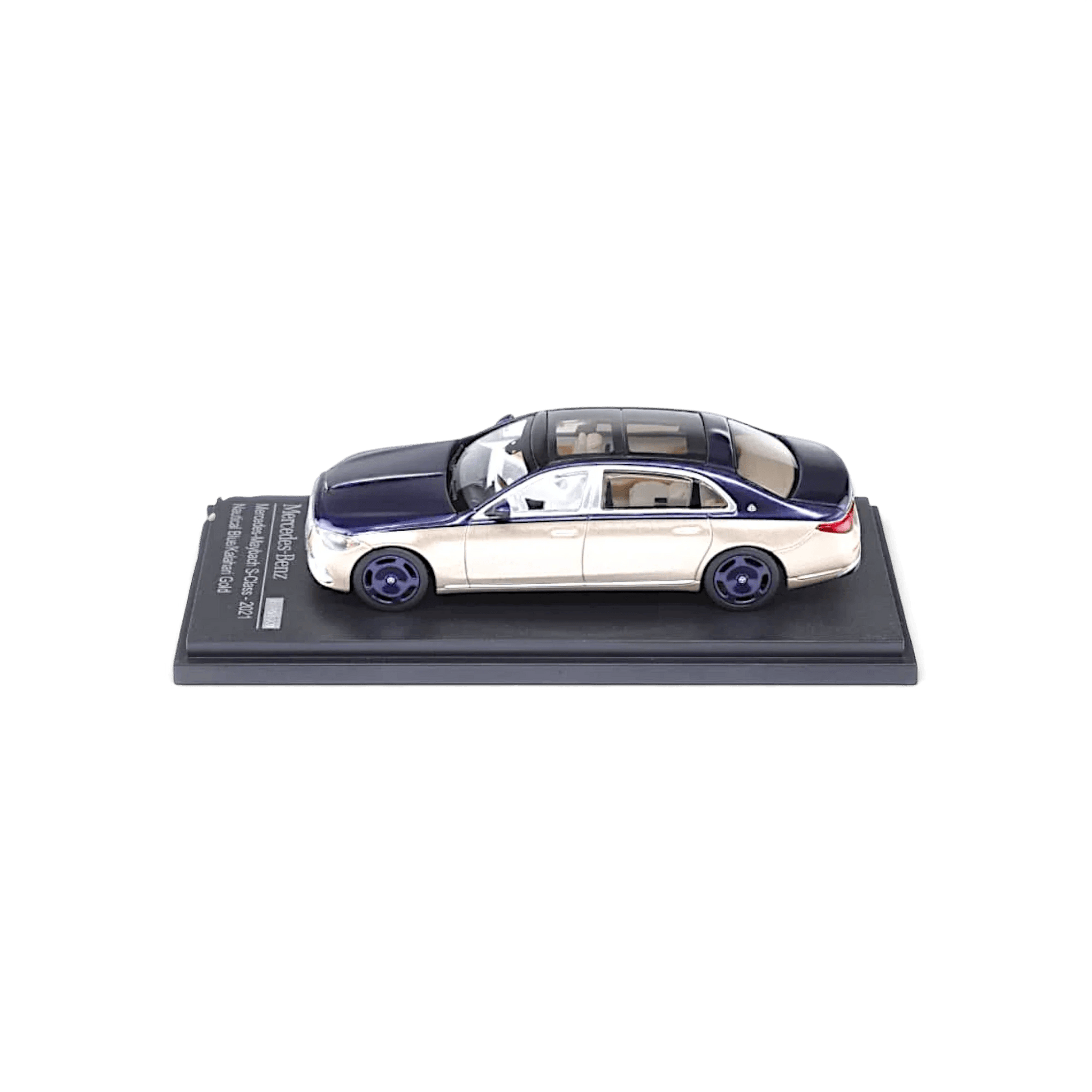 Diecast Car | AR BOX 2021 Mercedes-Benz Maybach W223 Blue-Gold
