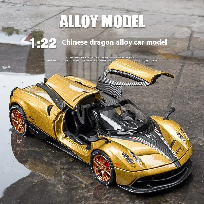 Diecast Car Alloy Pagani Huayra Dinastia Gull Wing For Collectors - ToylandEU