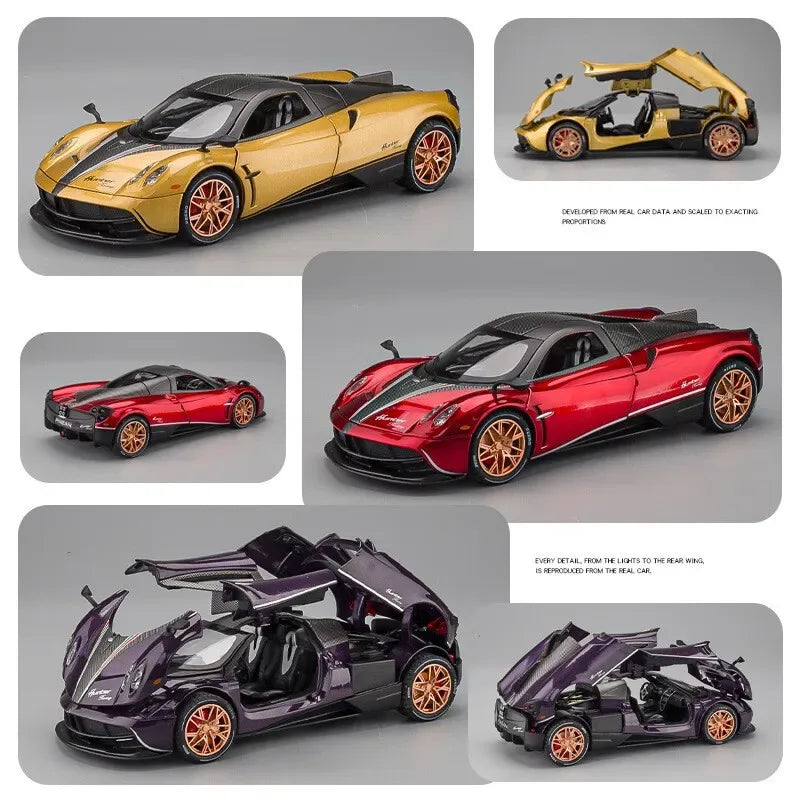 Diecast Car Alloy Pagani Huayra Dinastia Gull Wing For Collectors - ToylandEU