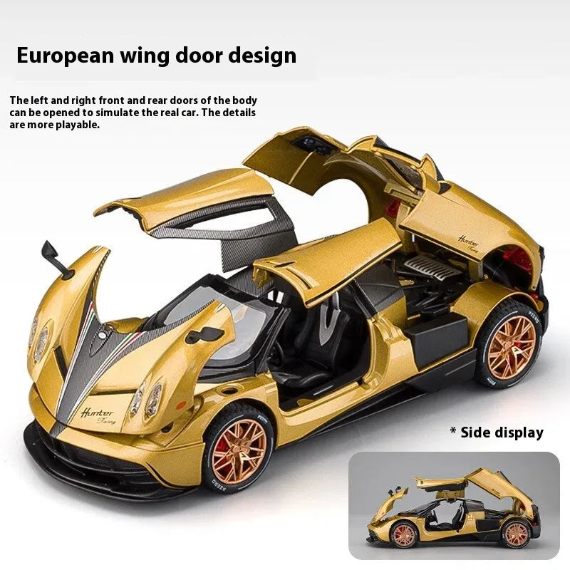 Diecast Car Alloy Pagani Huayra Dinastia Gull Wing For Collectors - ToylandEU