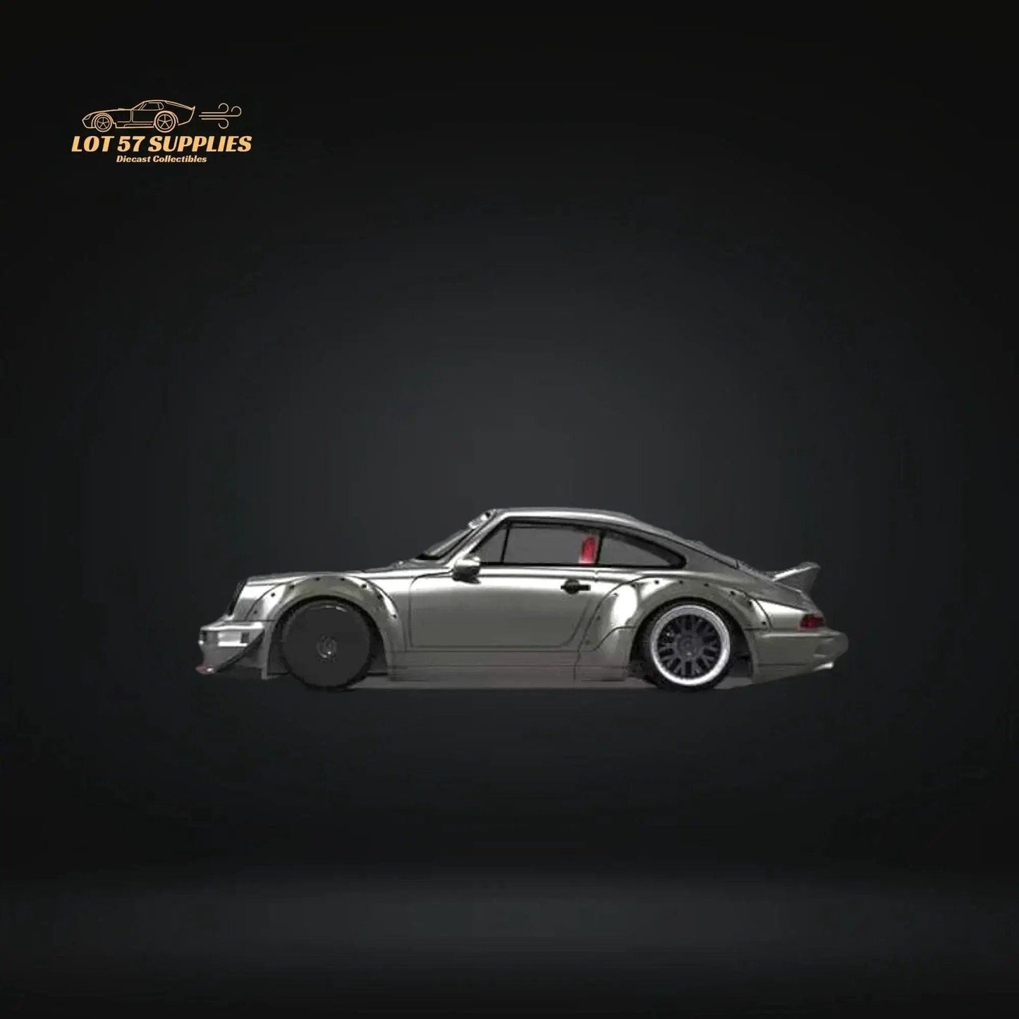  AuroraModel Porsche RWB 964 Liquid Silver Ducktail 1:64 -  ToylandEU™