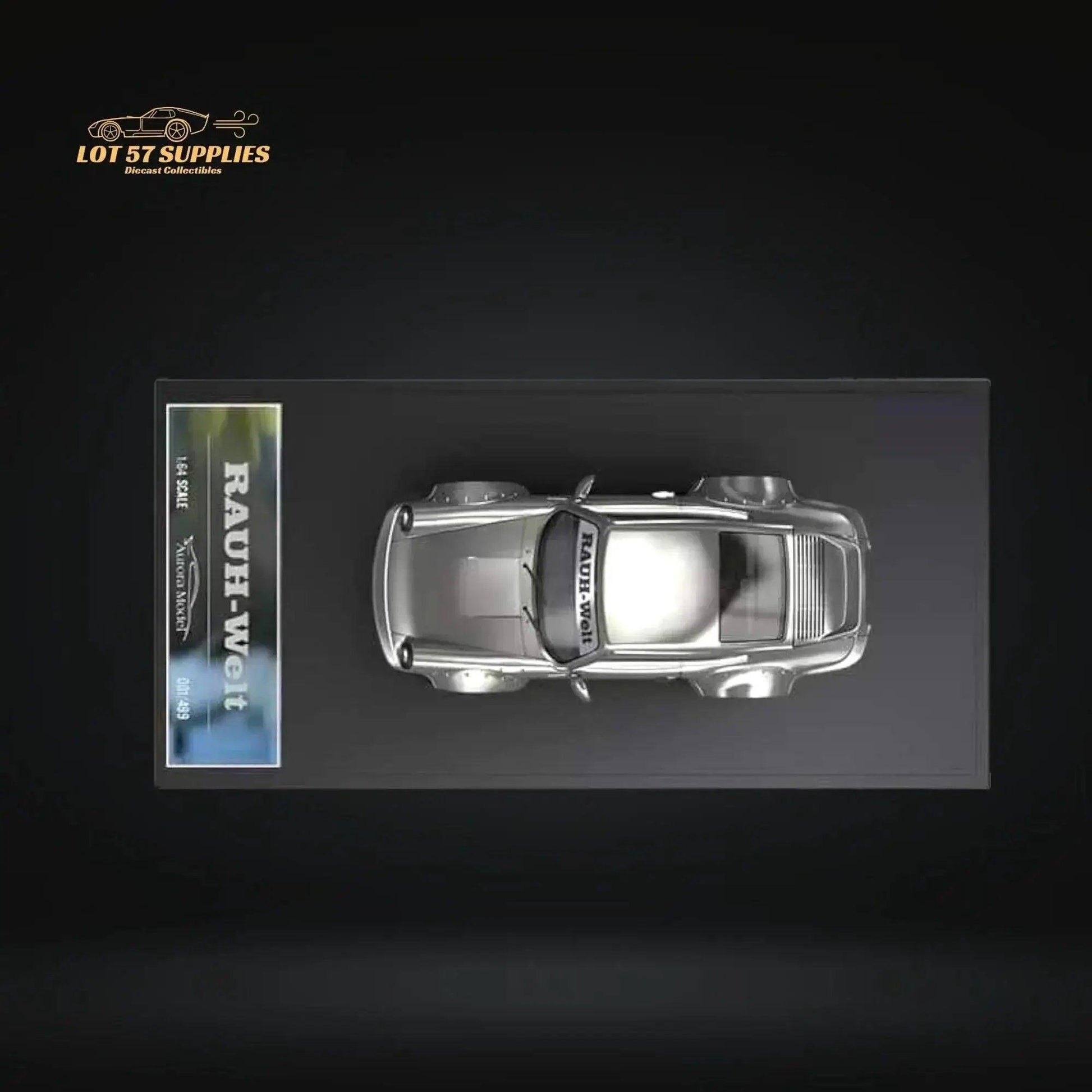  AuroraModel Porsche RWB 964 Liquid Silver Ducktail 1:64 -  ToylandEU™