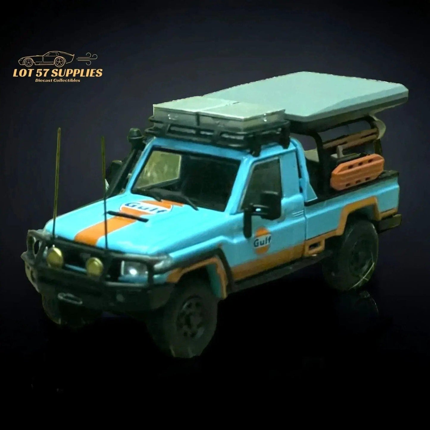  AutoBots Models Toyota Land Cruiser LC79 Gulf Livery 1:64 -  ToylandEU™