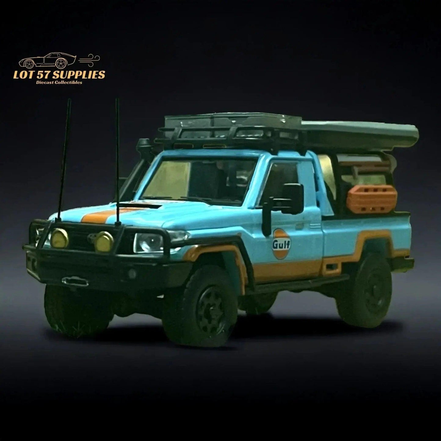  AutoBots Models Toyota Land Cruiser LC79 Gulf Livery 1:64 -  ToylandEU™