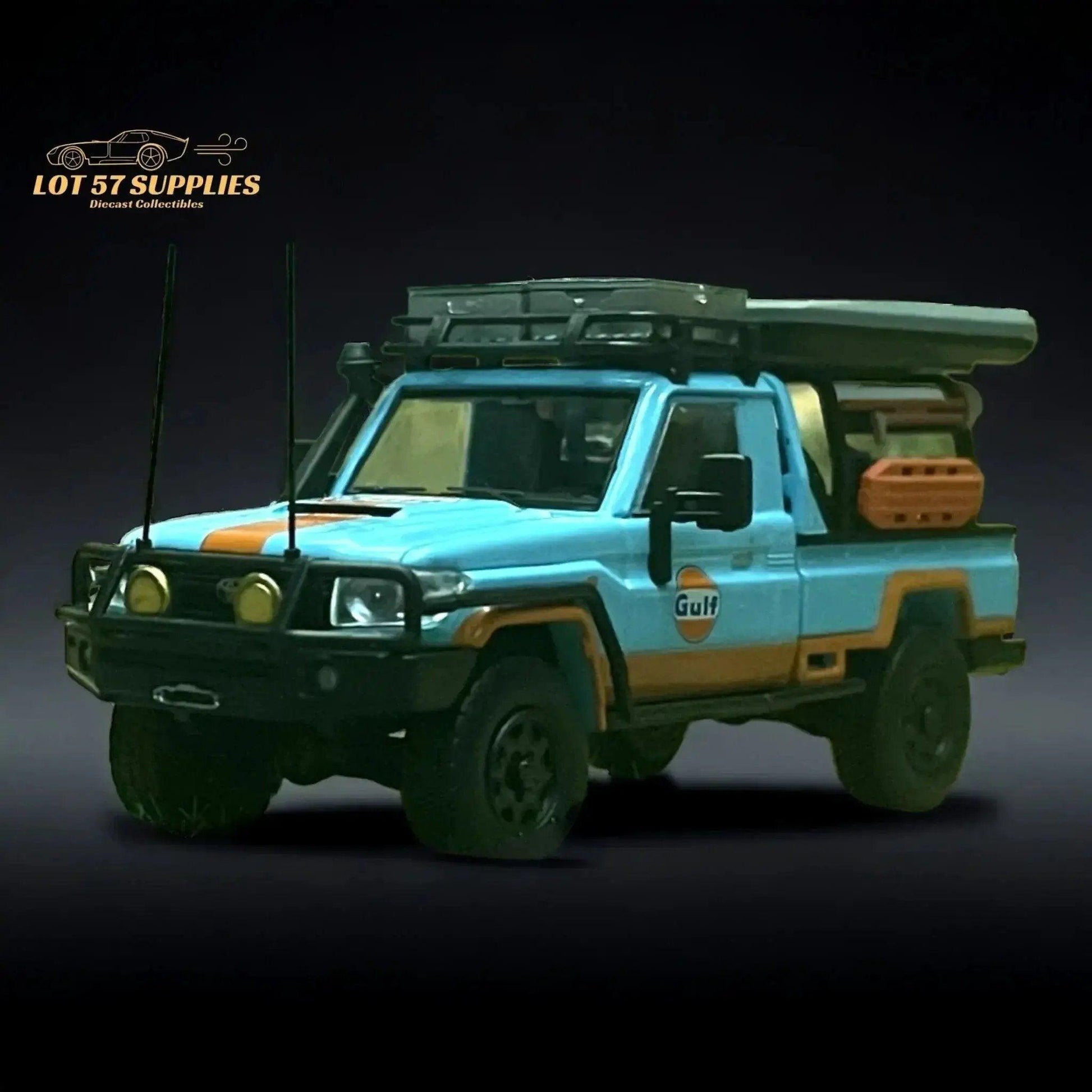  AutoBots Models Toyota Land Cruiser LC79 Gulf Livery 1:64 -  ToylandEU™