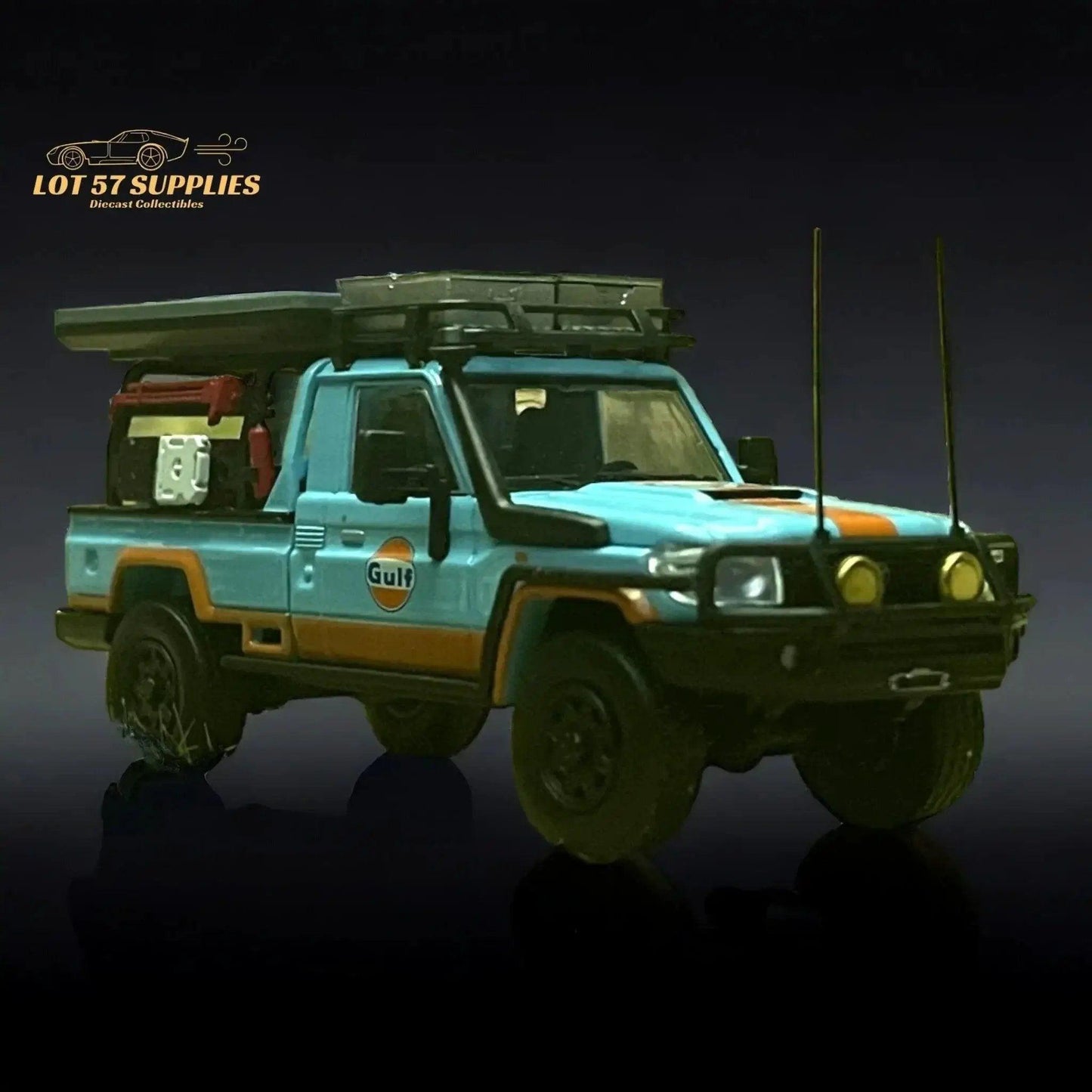  AutoBots Models Toyota Land Cruiser LC79 Gulf Livery 1:64 -  ToylandEU™