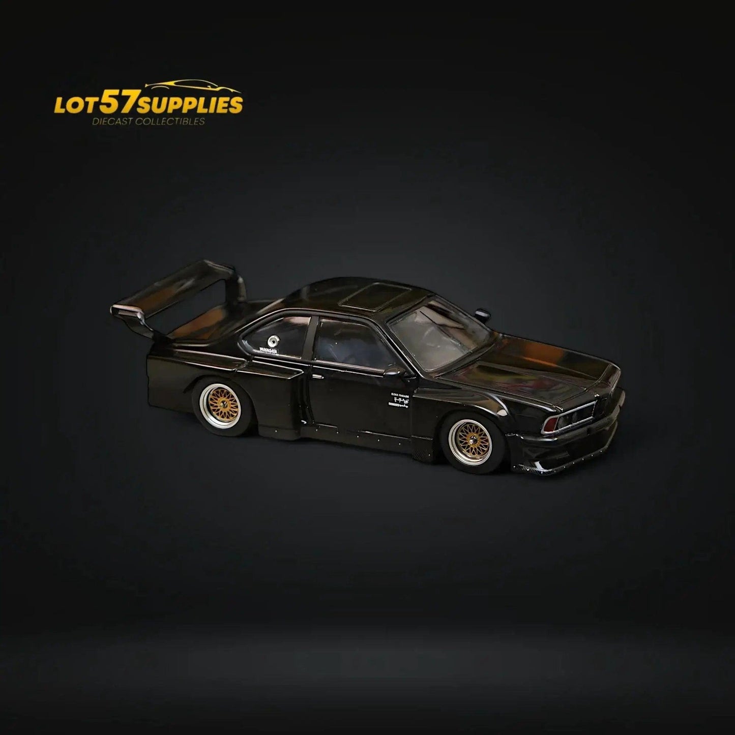  Street Weapon BMW E24 635 CSI Sharknose WideBody Black 1:64 -  ToylandEU™