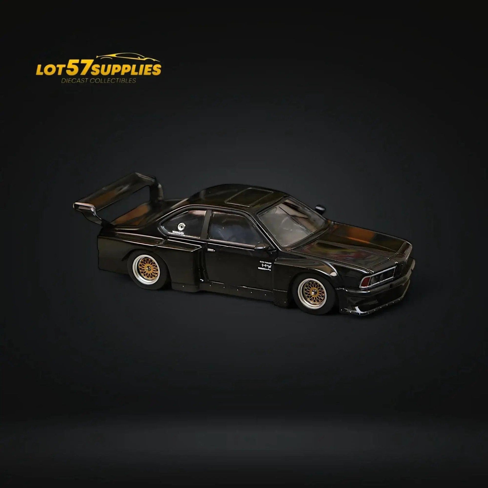  Street Weapon BMW E24 635 CSI Sharknose WideBody Black 1:64 -  ToylandEU™