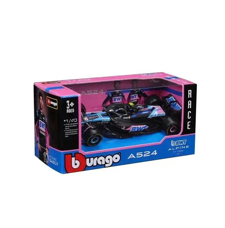 Bburago F1 Diecast Car Alpine Racing Authentic Livery -  ToylandEU™
