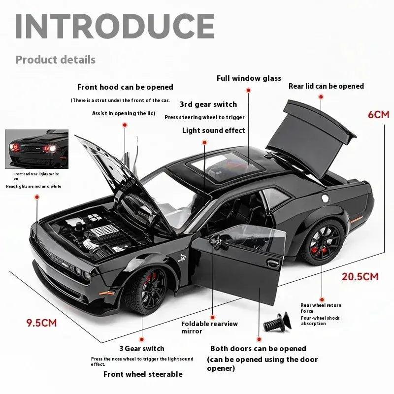    Diecast Car Challenger Redeye 1 24 |   -  ToylandEU™