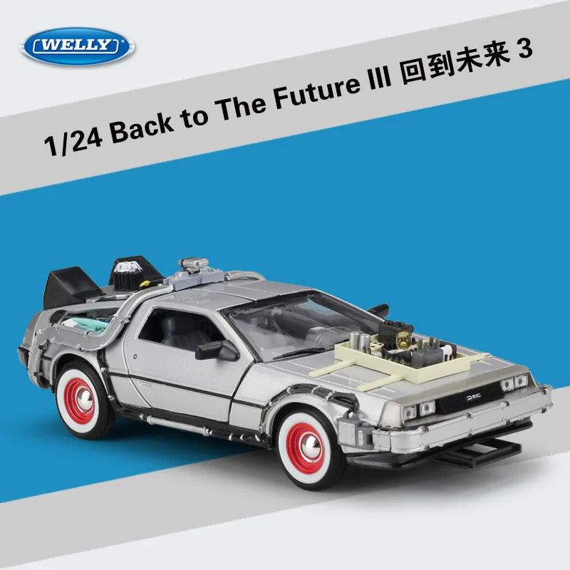  Diecast Car | DeLorean DMC-12 1:24 Scale | Toylandeu™ 