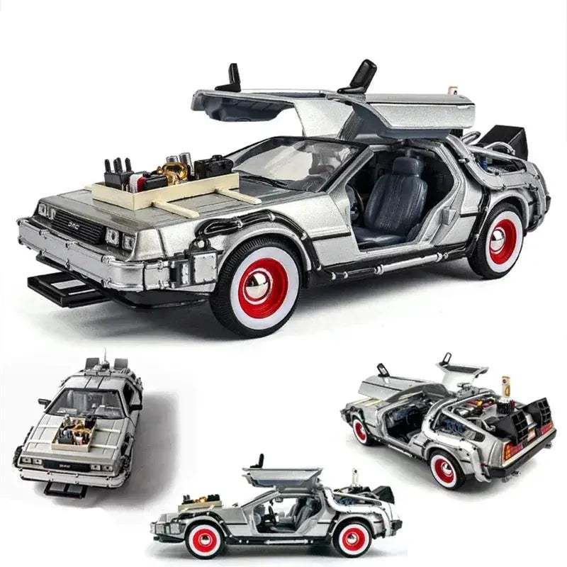 Diecast Car DeLorean Time Machine 1 24 Scale Collectible - ToylandEU