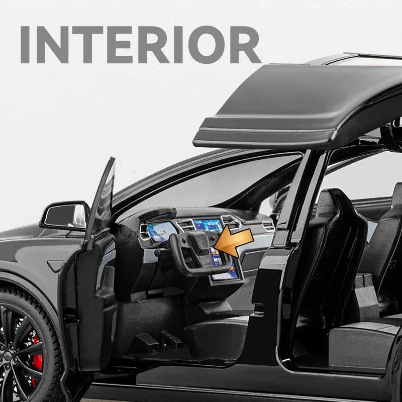 Diecast Car Eagle Wing Door With Sound And Light For Collectors - ToylandEU