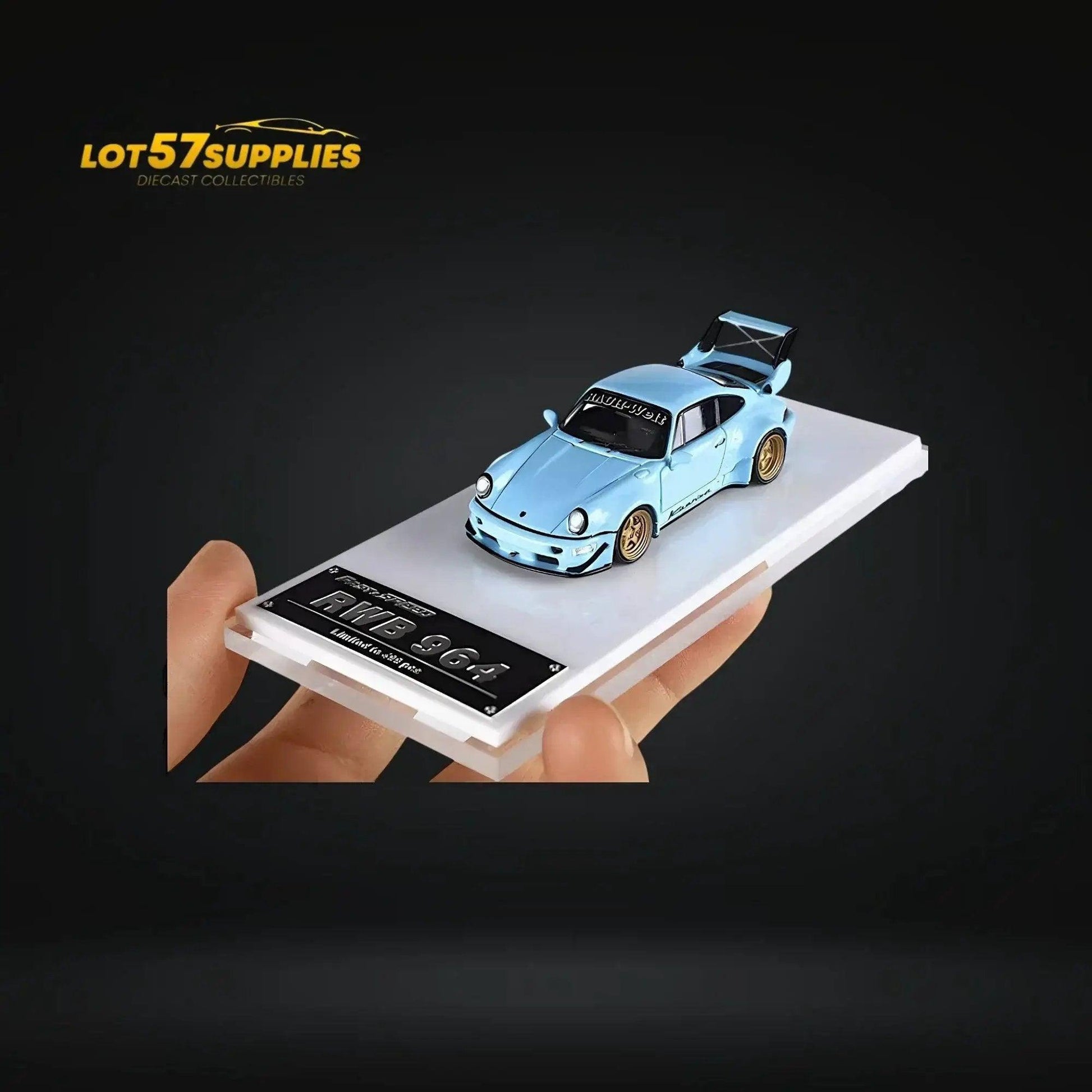  Fast Speed Porsche 964 RWB Tiffany Blue 1:64 -  ToylandEU™