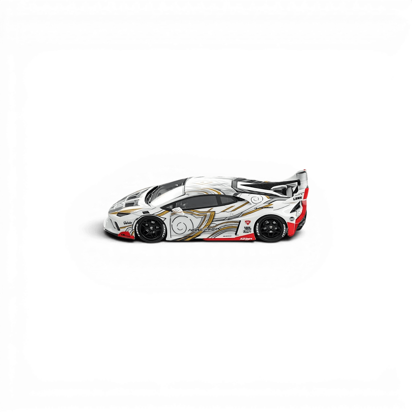 Diecast Car | Flame Lamborghini Huracan GT LP610 | Glow in dark