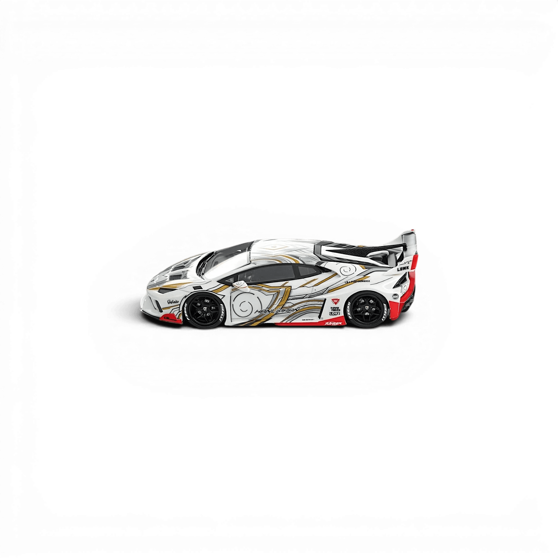 Diecast Car | Flame Lamborghini Huracan GT LP610 | Glow in dark