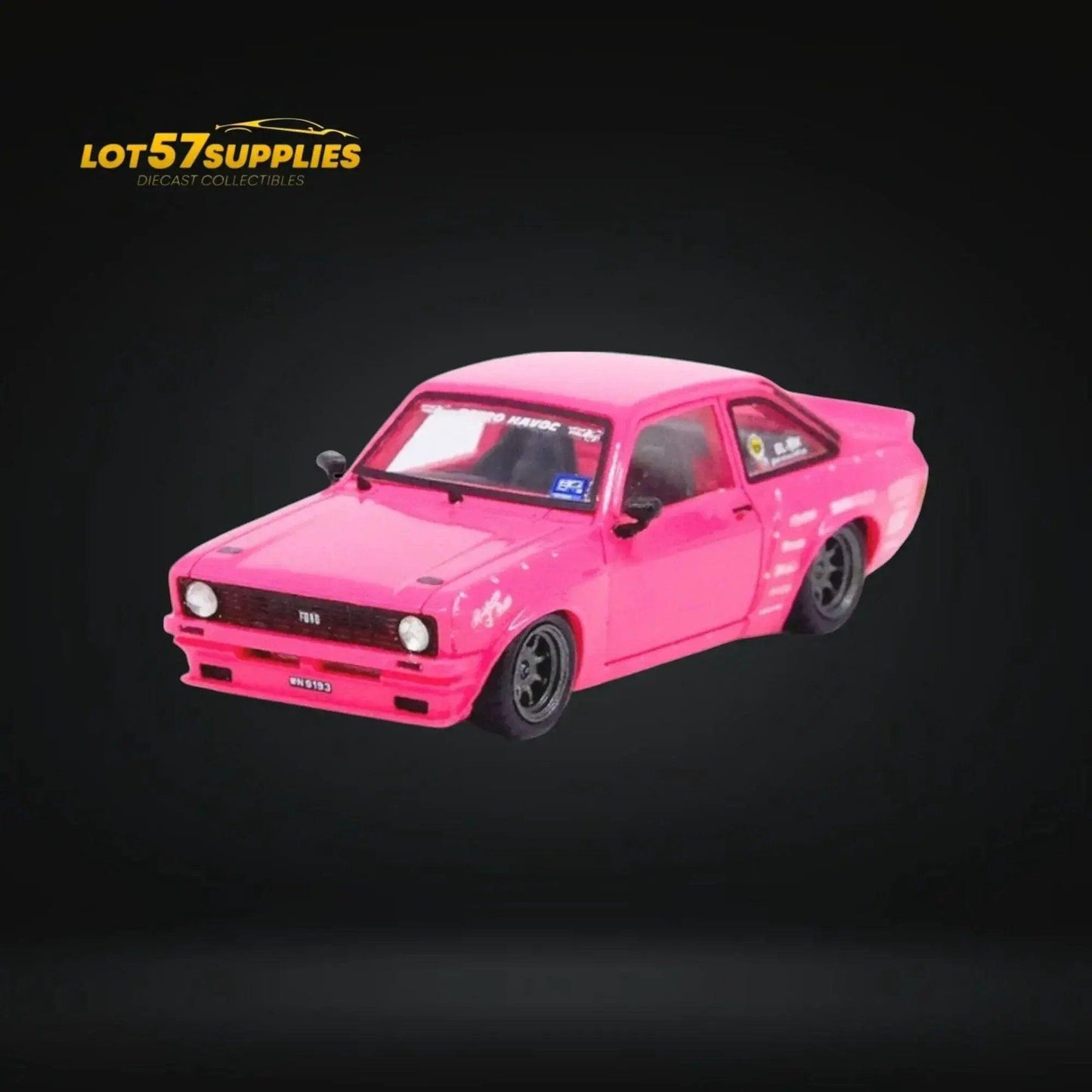  Inno64 Ford Escort MK2 Pandem "Emotion" Retro Havoc Pink 1:64 -  ToylandEU™
