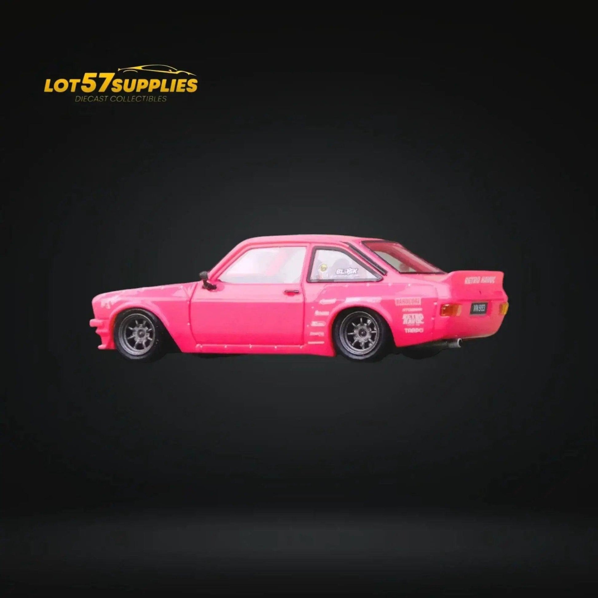 Inno64 Ford Escort MK2 Pandem "Emotion" Retro Havoc Pink 1:64 -  ToylandEU™