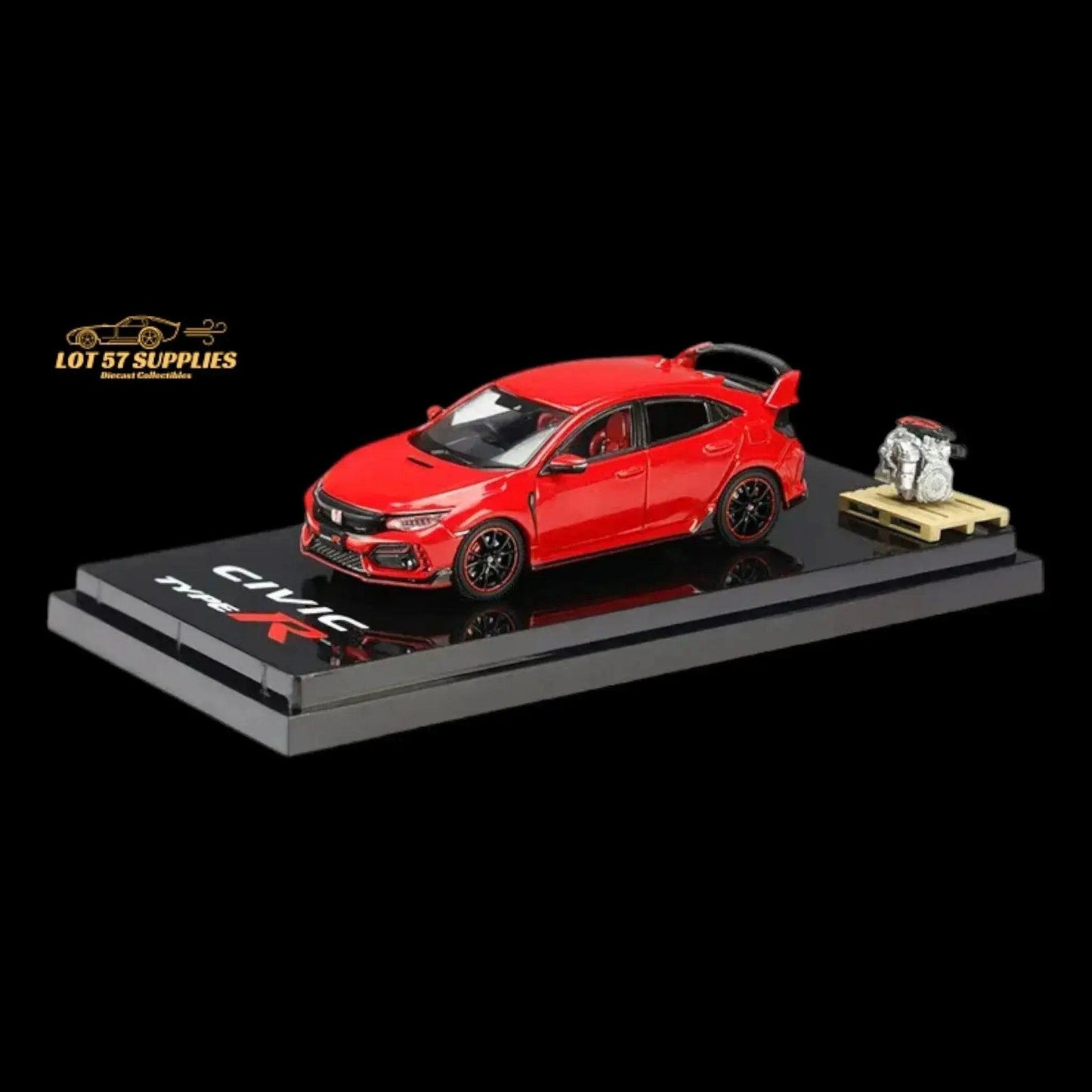  Hobby Japan Honda Civic Type R FK8 Flame Red 1:64 -  ToylandEU™