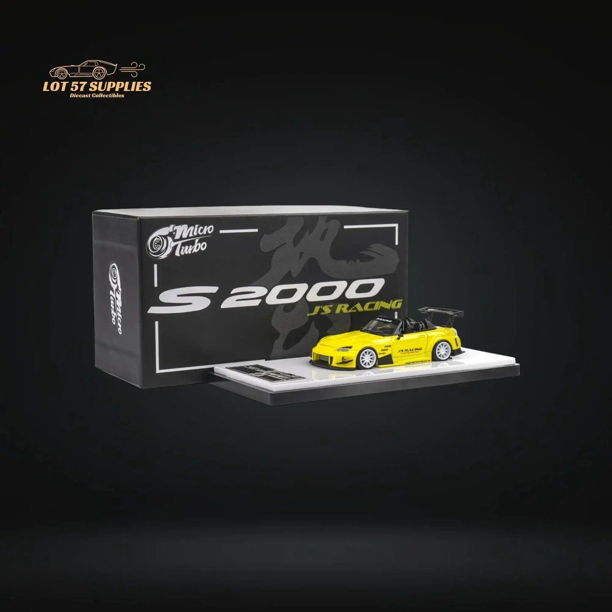  Microturbo Honda S2000 JS Racing Indy Yellow Pearl 1:64 -  ToylandEU™